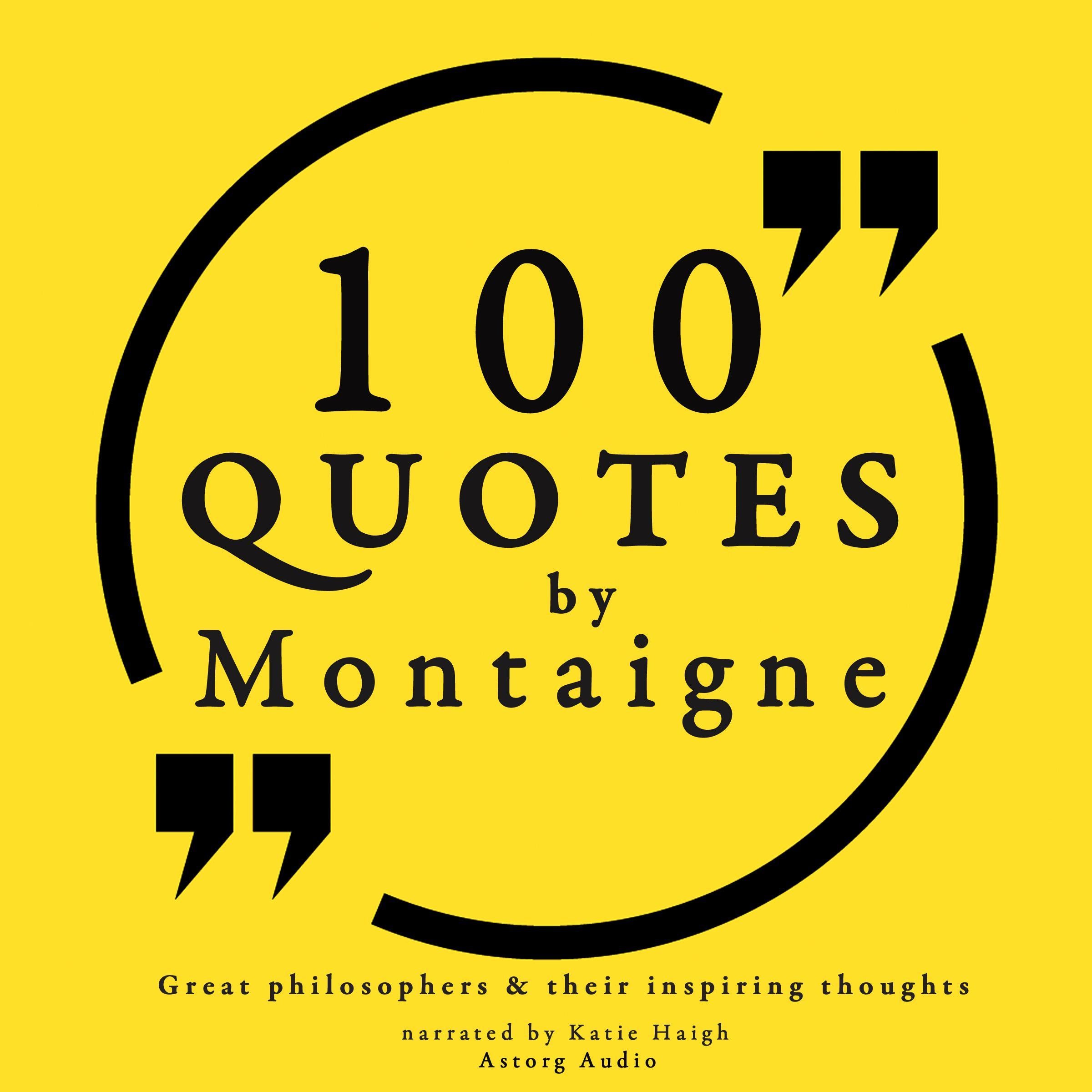 100 Quotes by Montaigne