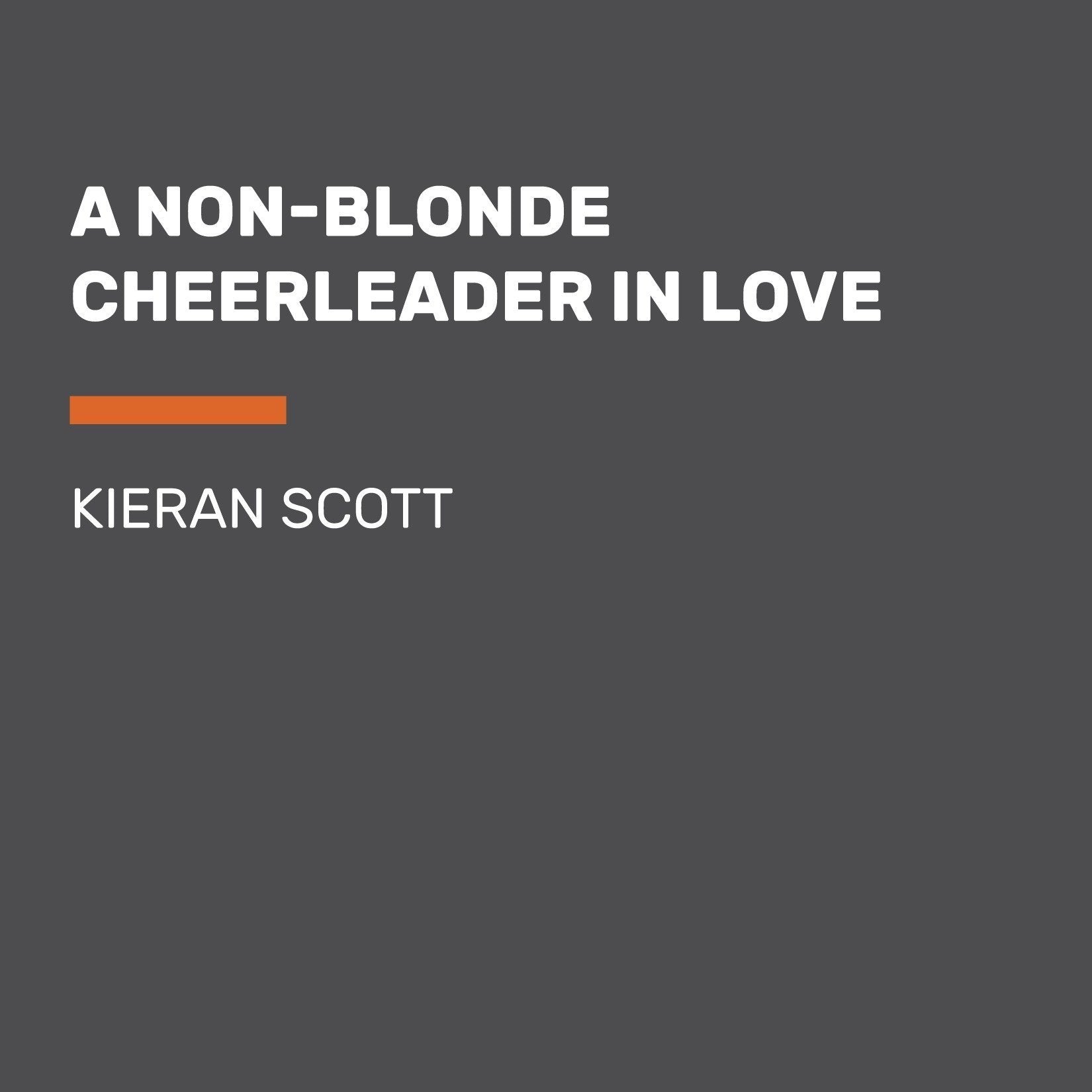 A Non-Blonde Cheerleader in Love