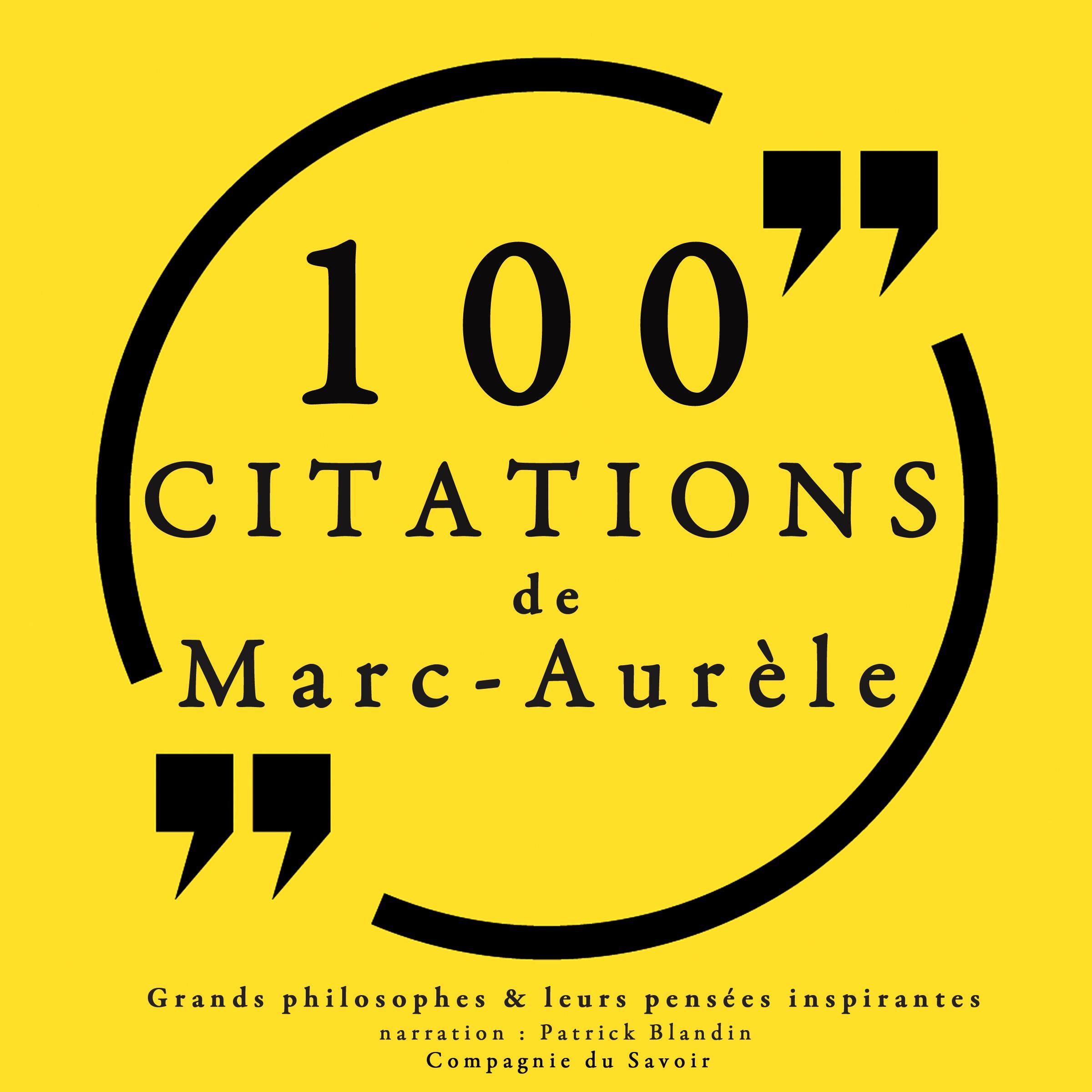 100 citations de Marc-Aurèle