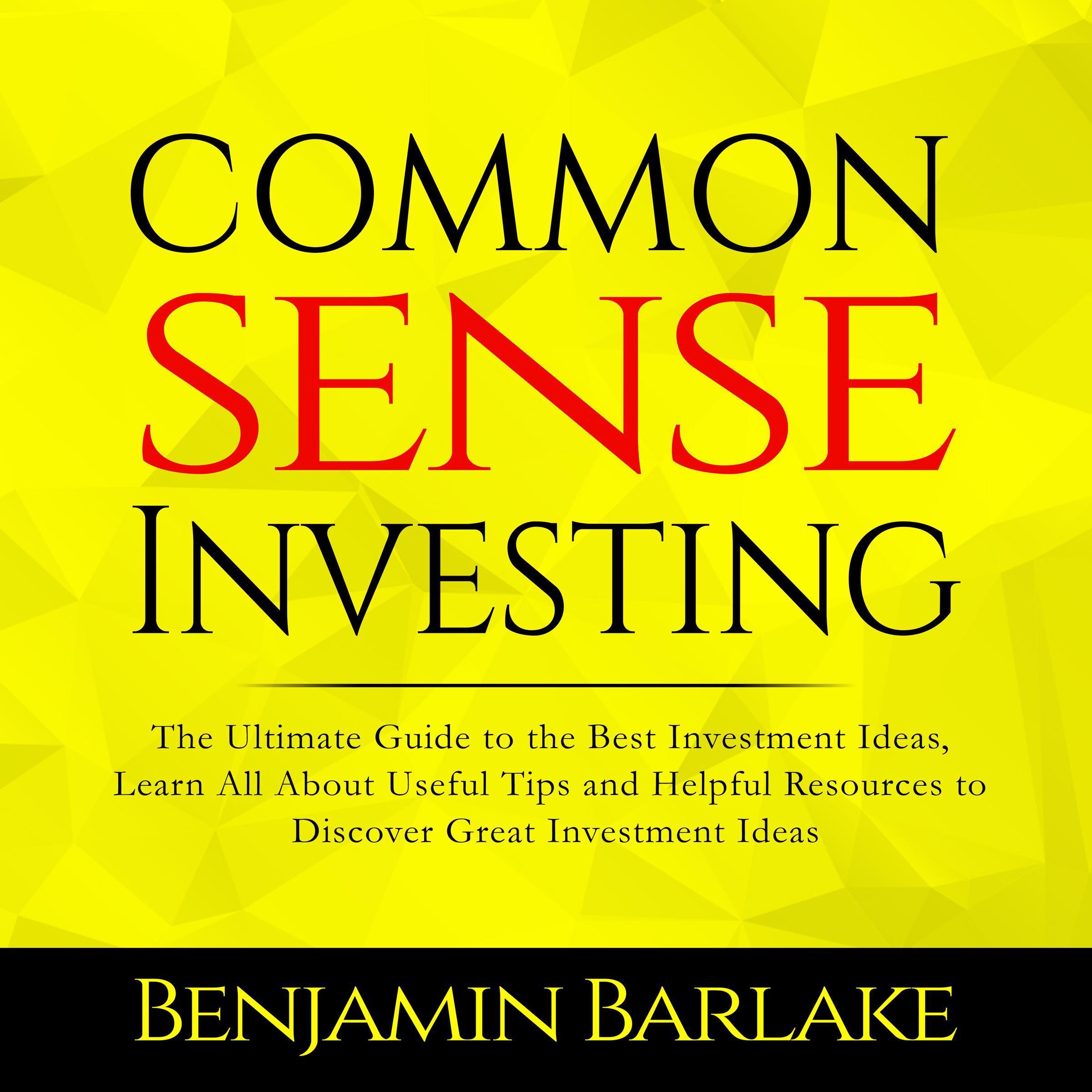 Common Sense Investing: