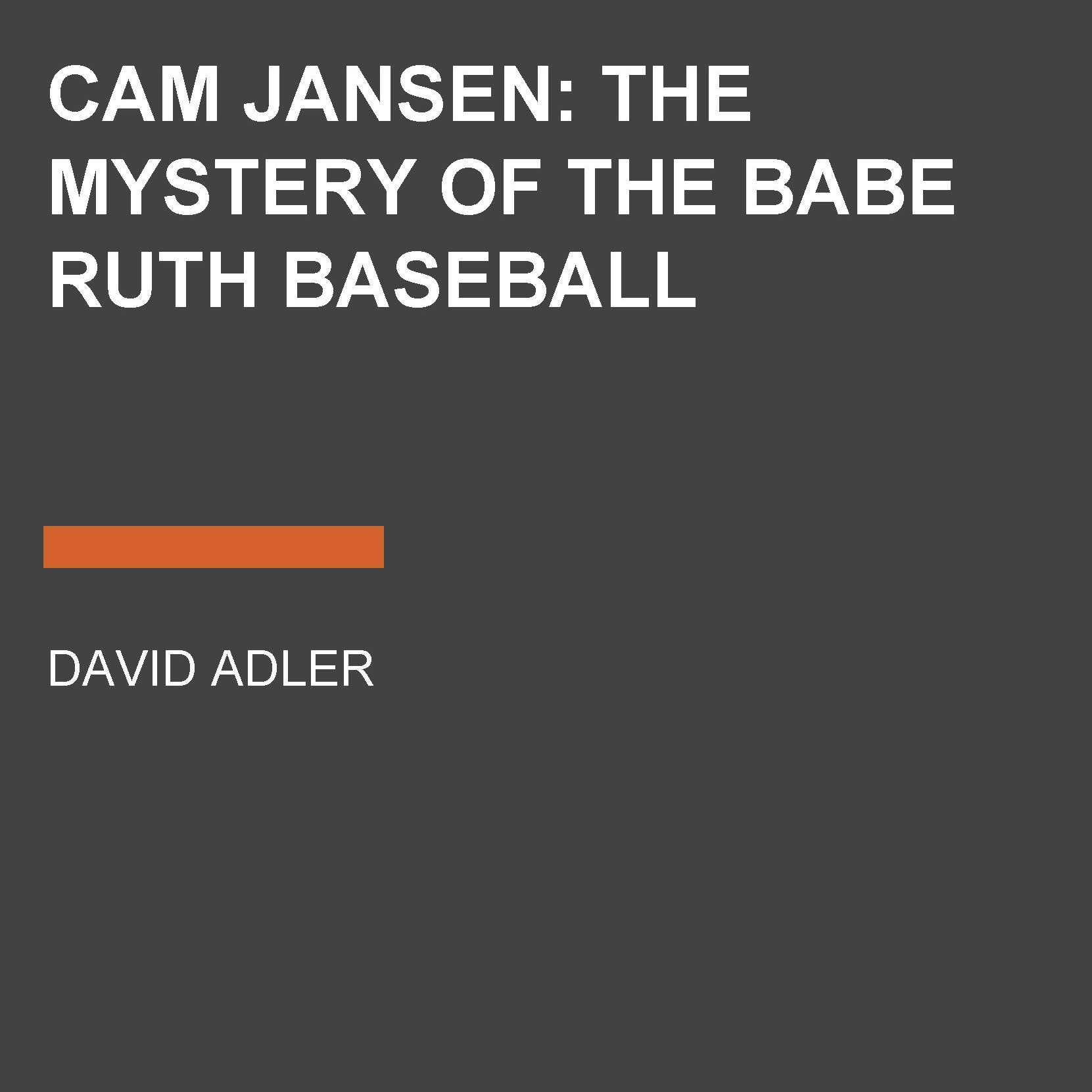 Cam Jansen: the Mystery of the Babe Ruth Baseball