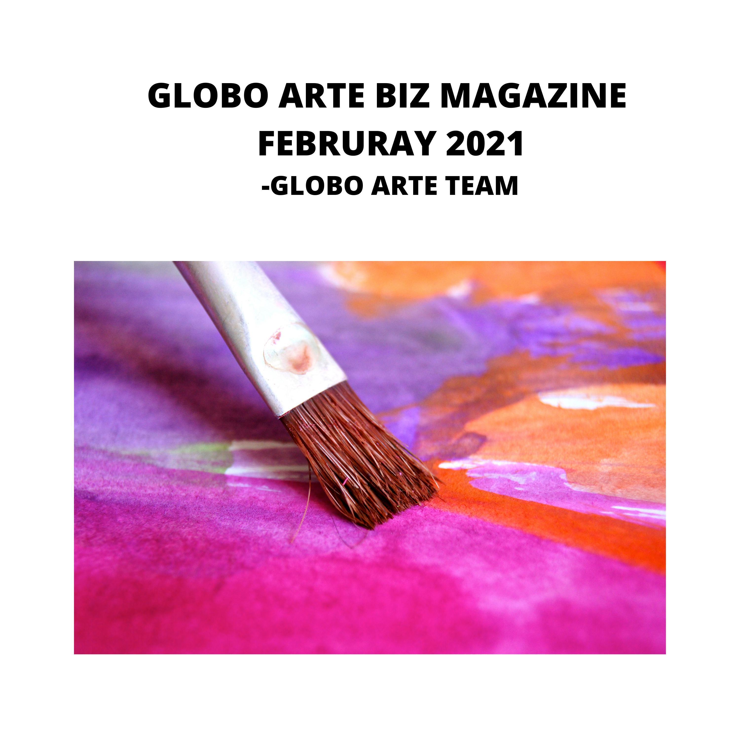 globo arte Biz magazine februrary 2021