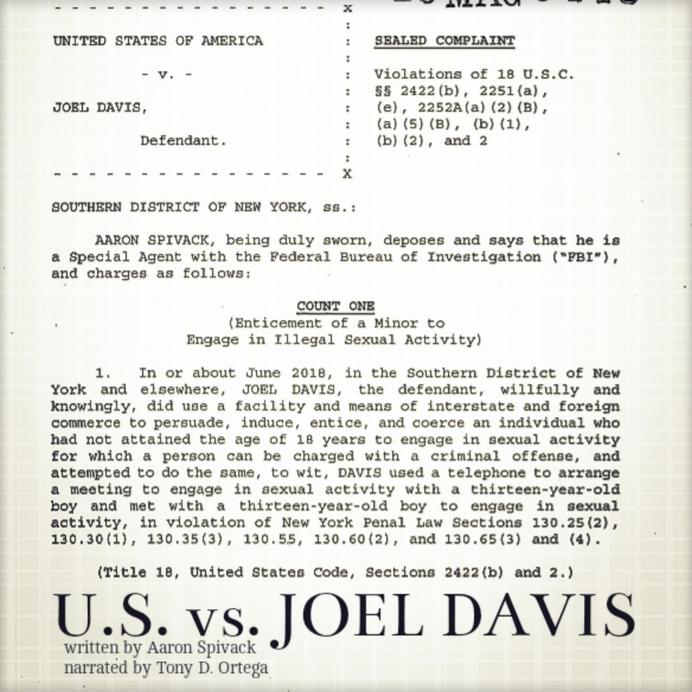 United States Vs. Joel Davis
