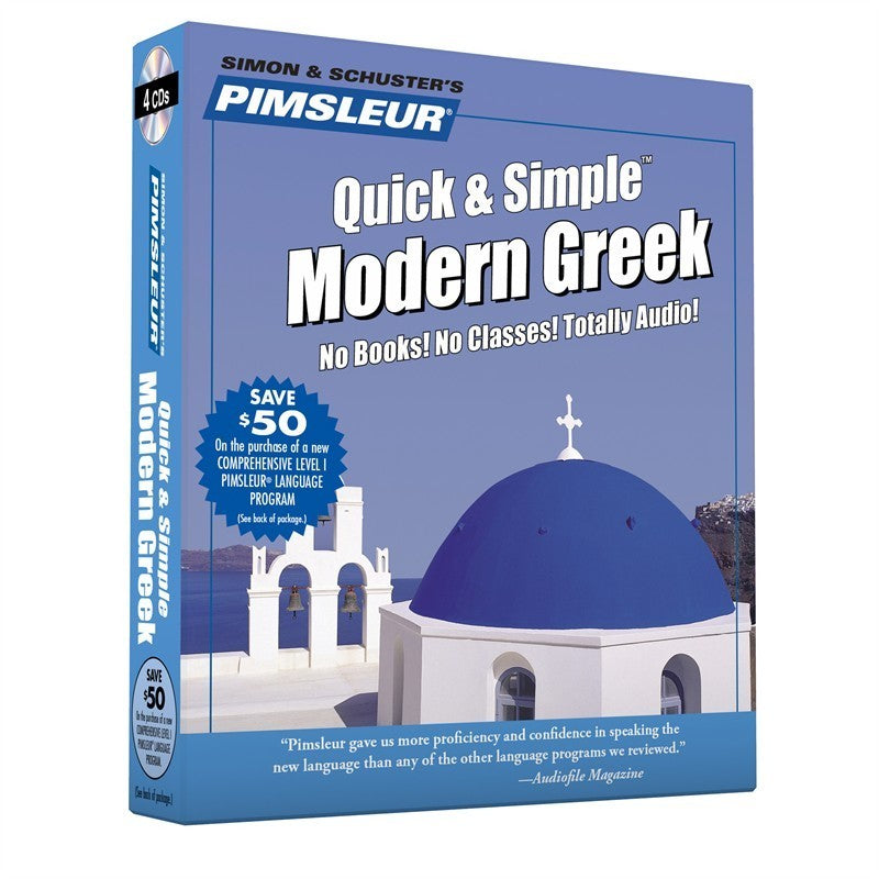 Pimsleur Greek (Modern) Quick & Simple Course - Level 1 Lessons 1-8