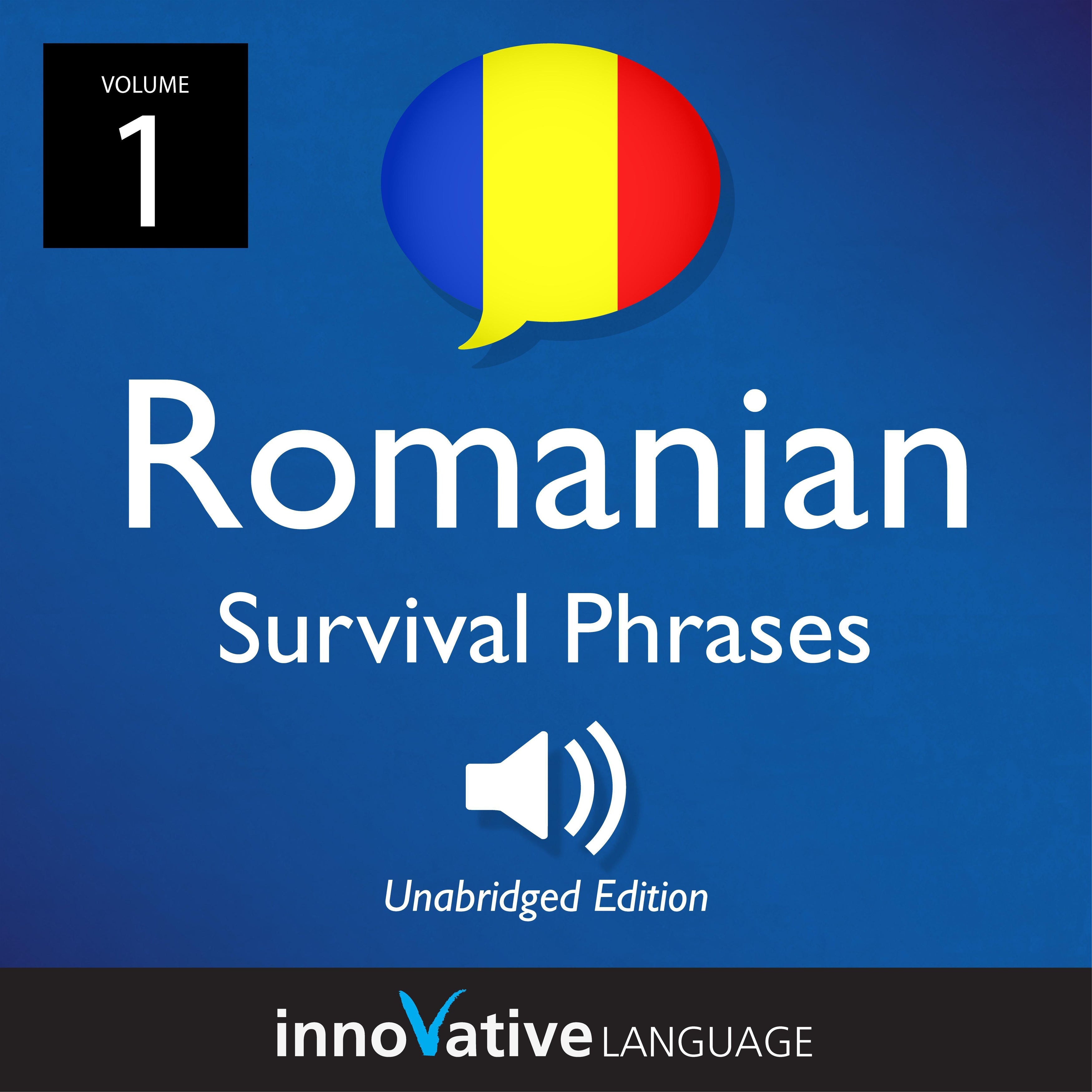 Learn Romanian: Romanian Survival Phrases, Volume 1