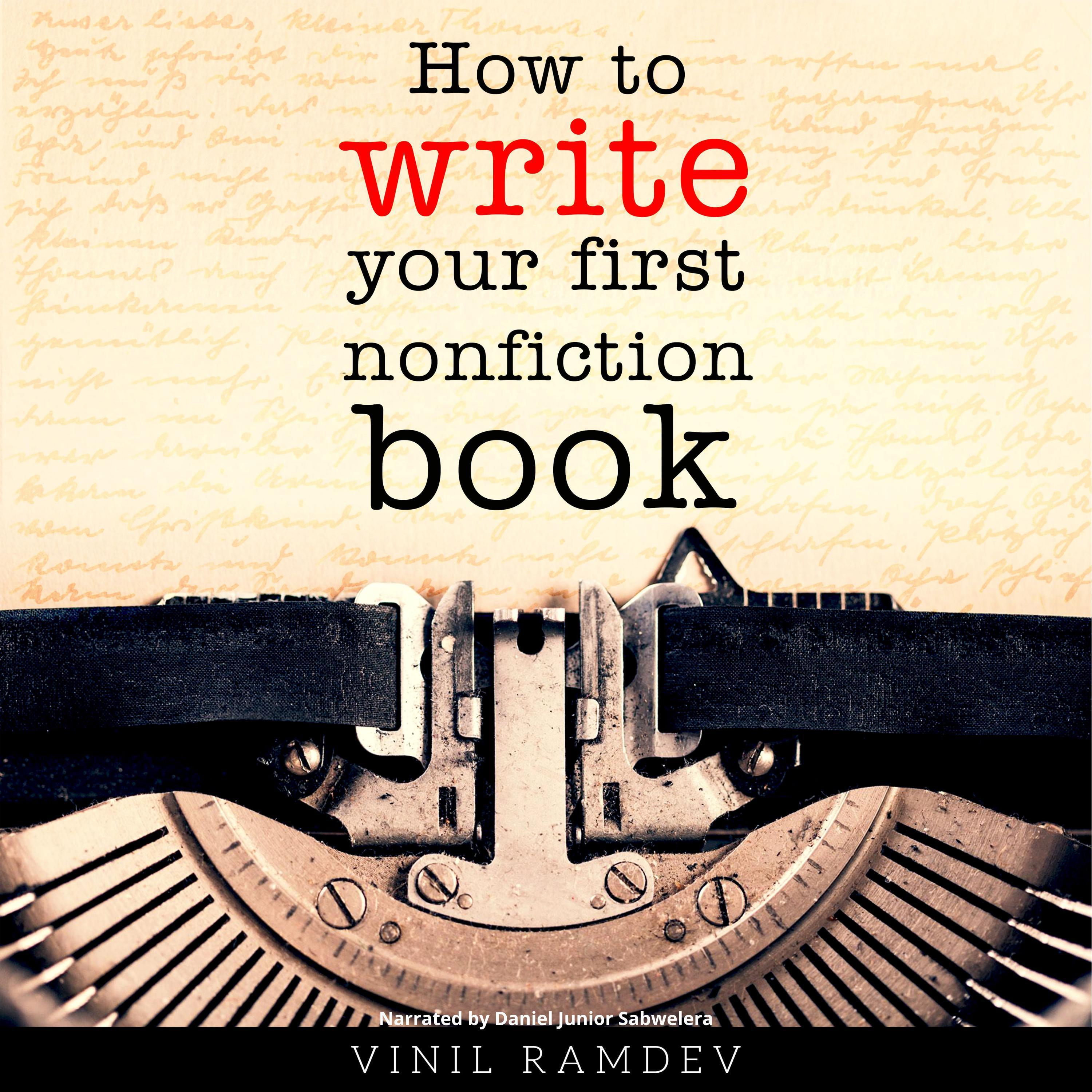 How to Write Your First Nonfiction Book