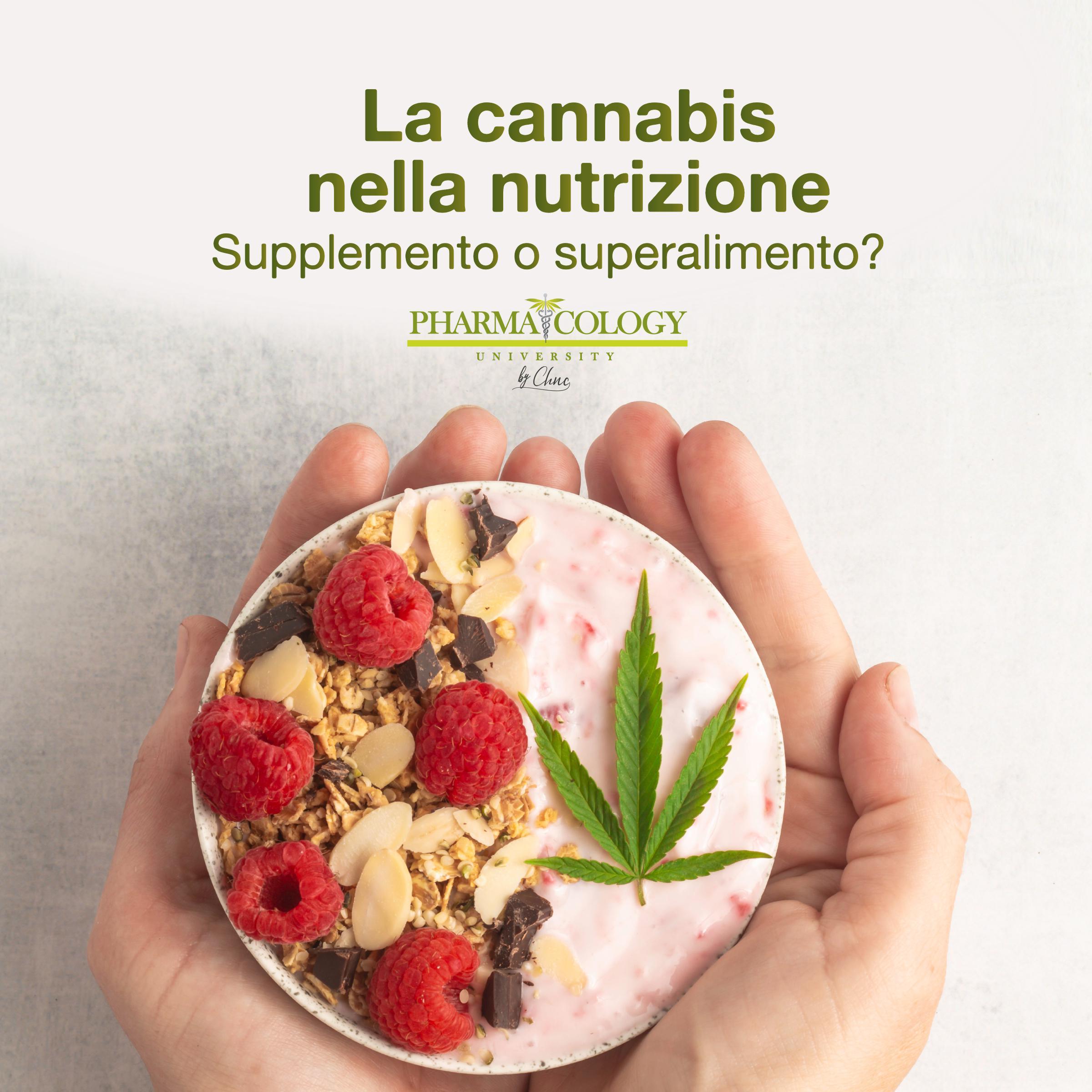 La cannabis nella nutrizione