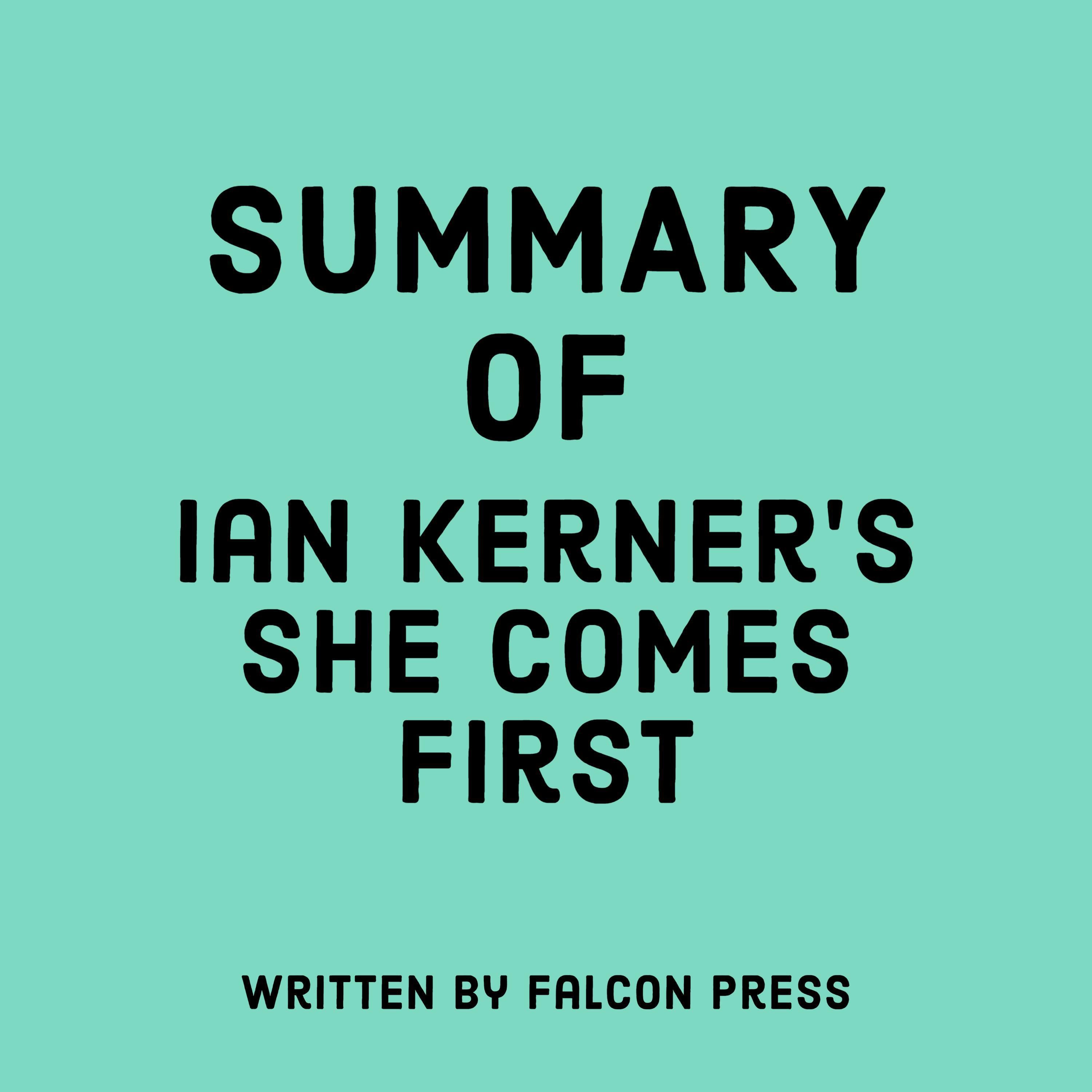 Summary of Ian Kerner’s She Comes First