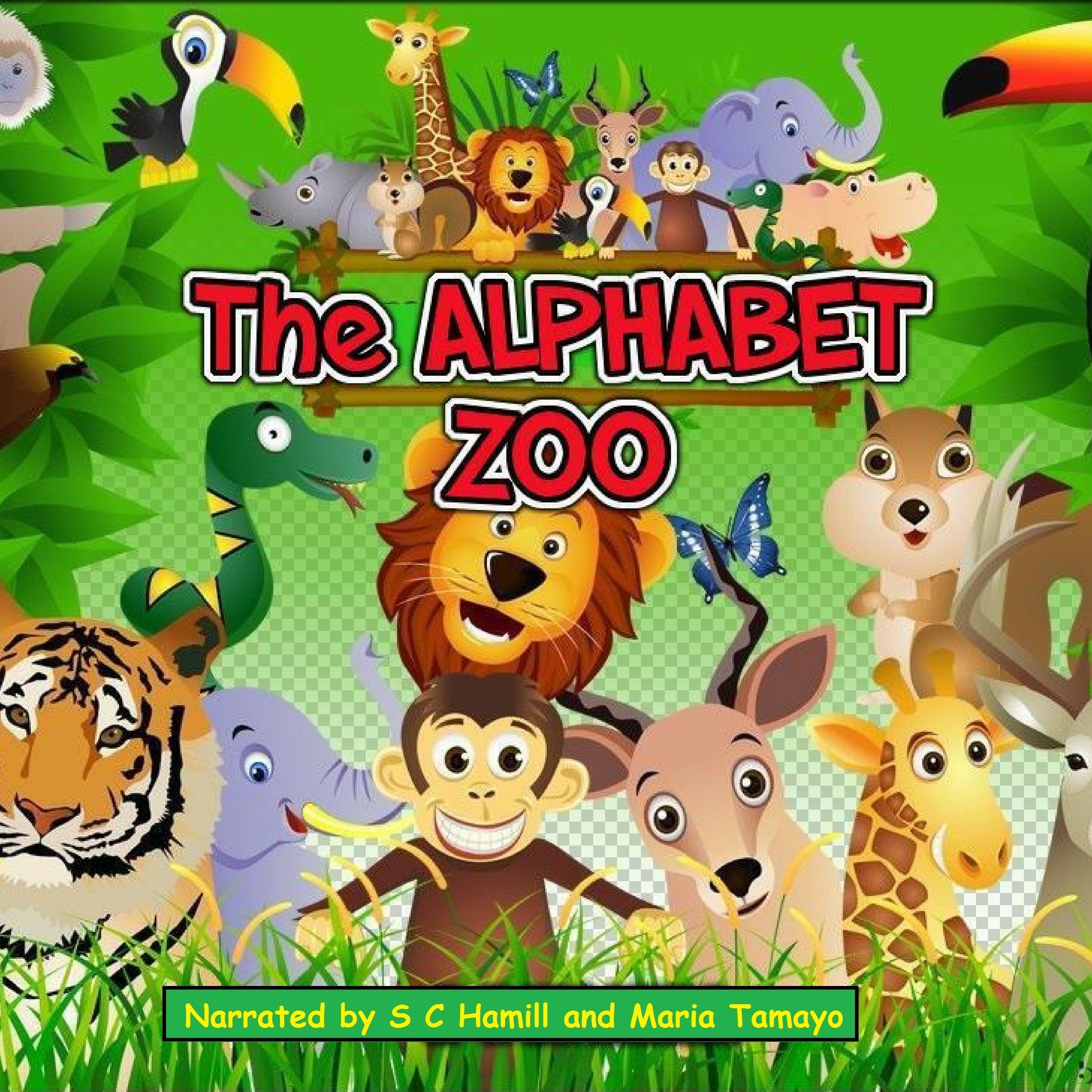 The Alphabet Zoo. A to Z Children's Picture book. Children's rhymning books.