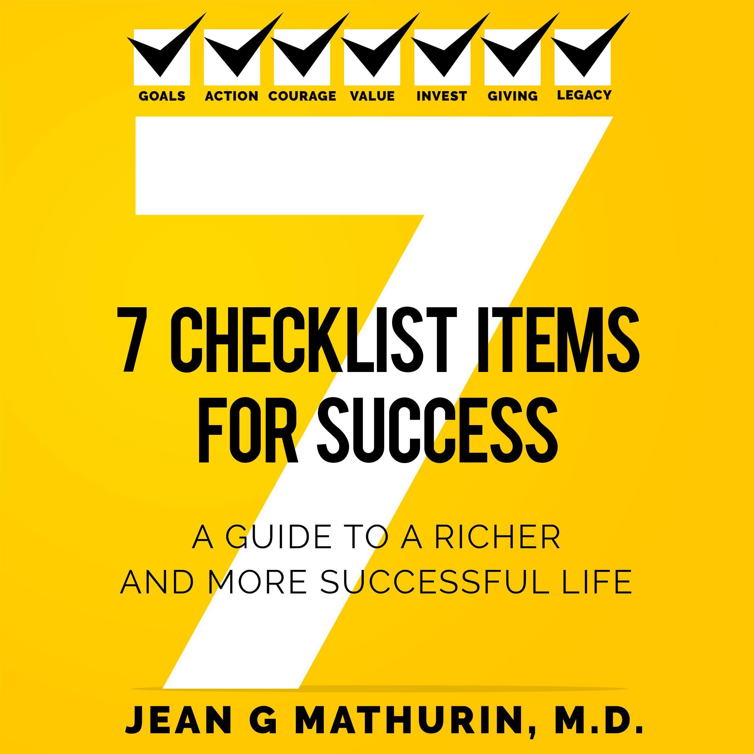 7 CHECKLIST ITEMS FOR SUCCESS