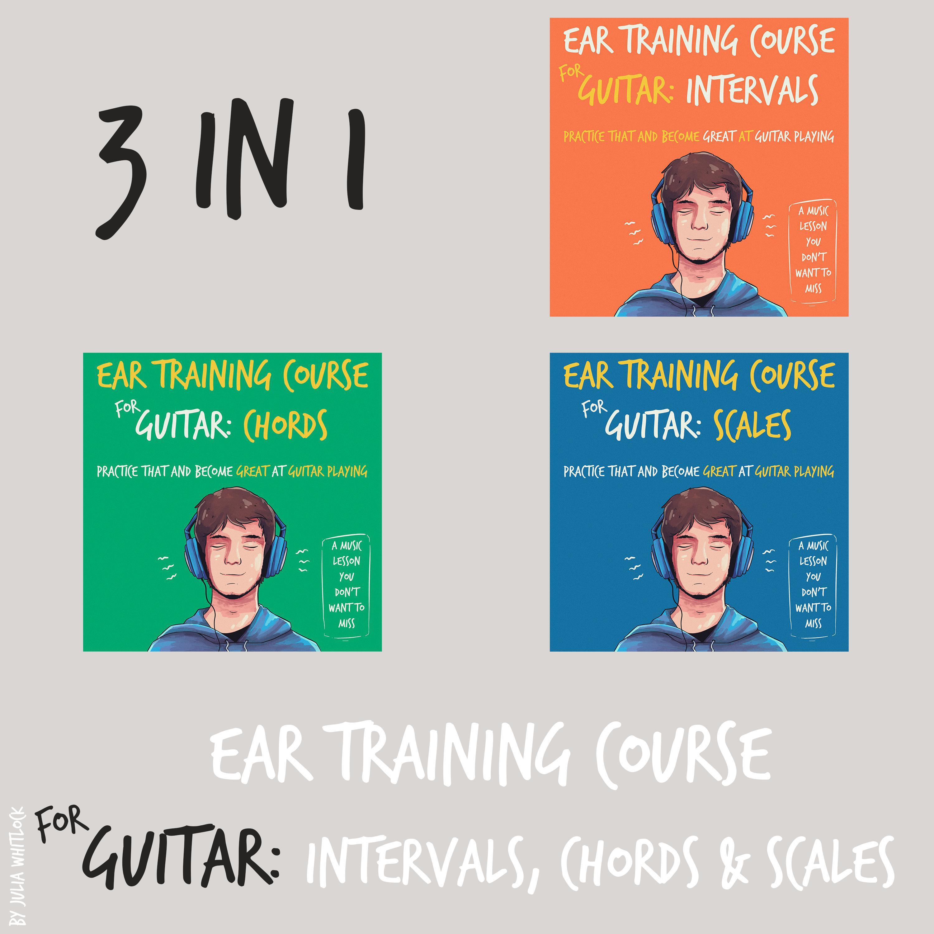Ear Training Course for Guitar: Intervals, Chords & Scales | Practice that and become great at guitar playing | A music lesson you don't want to miss
