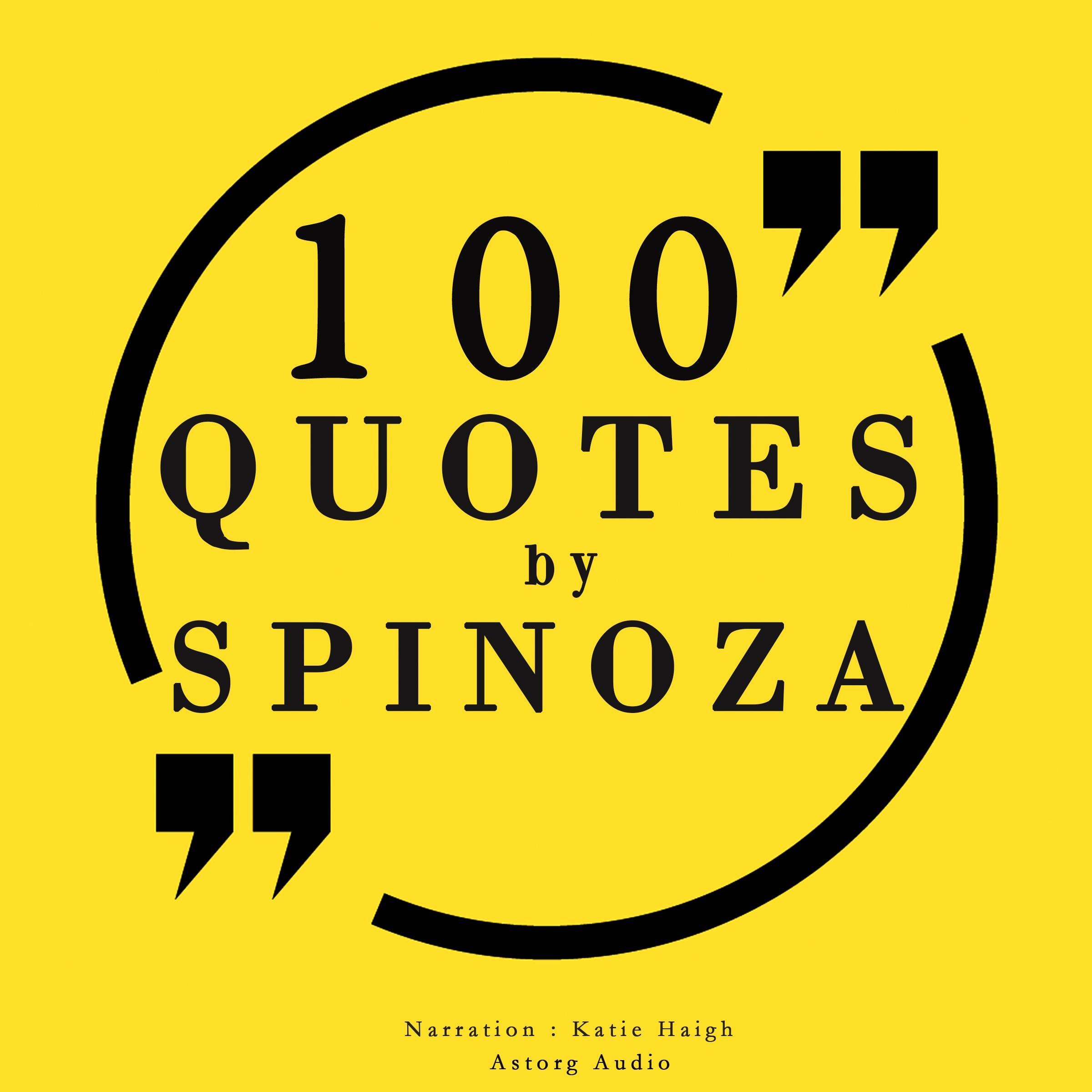 100 Quotes by Spinoza