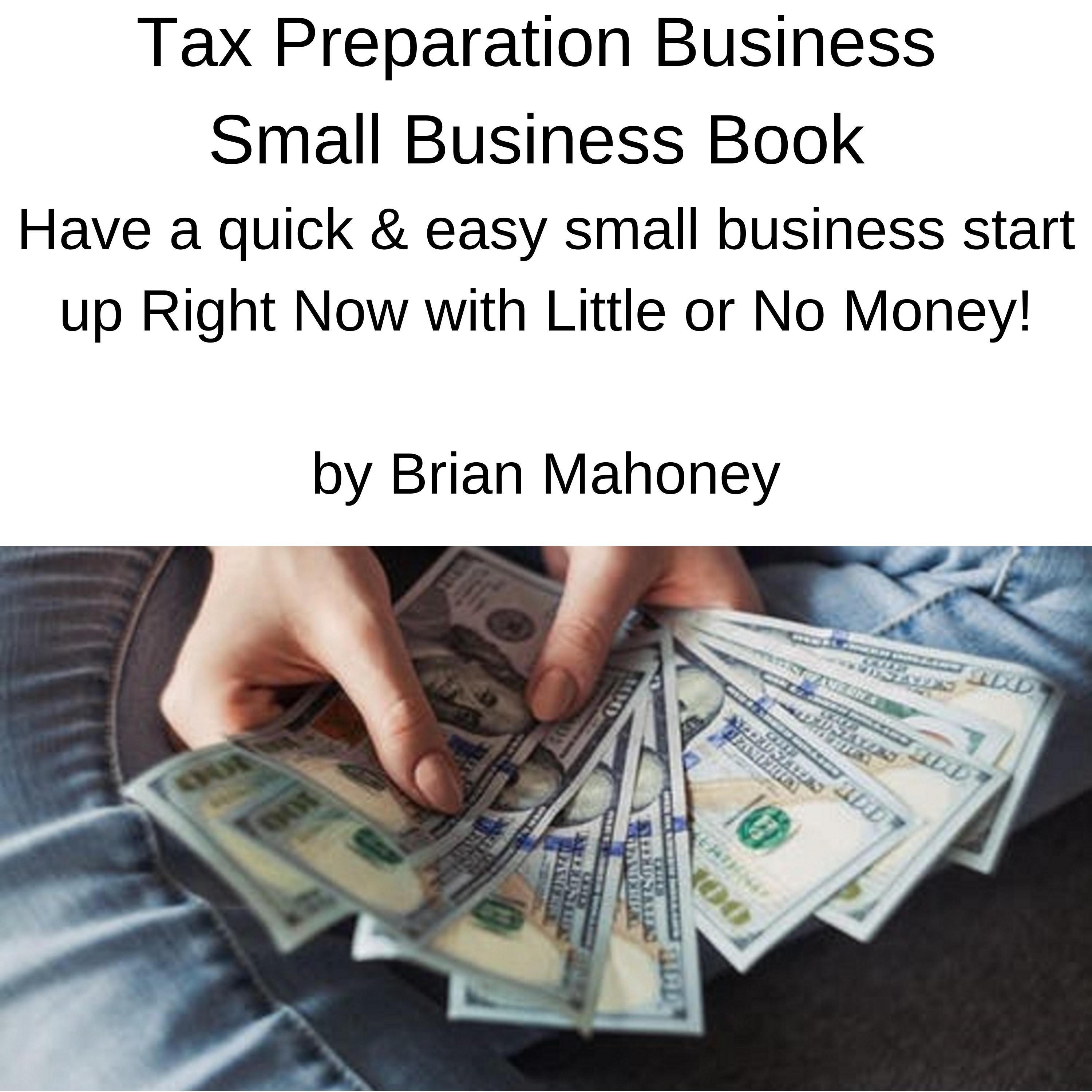 Tax Preparation Business Small Business Book