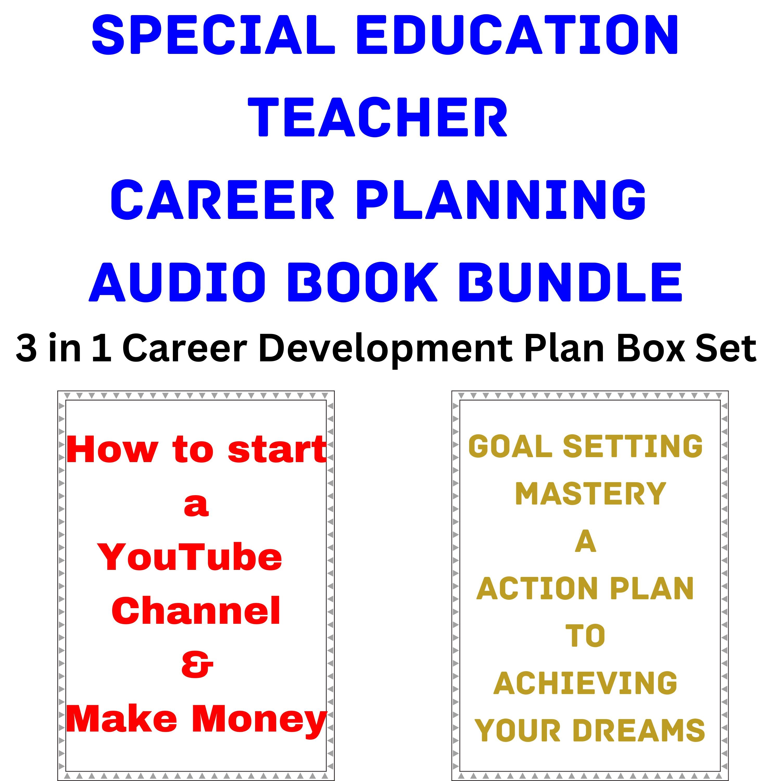 Special Education Teacher Career Planning Audio Book Bundle