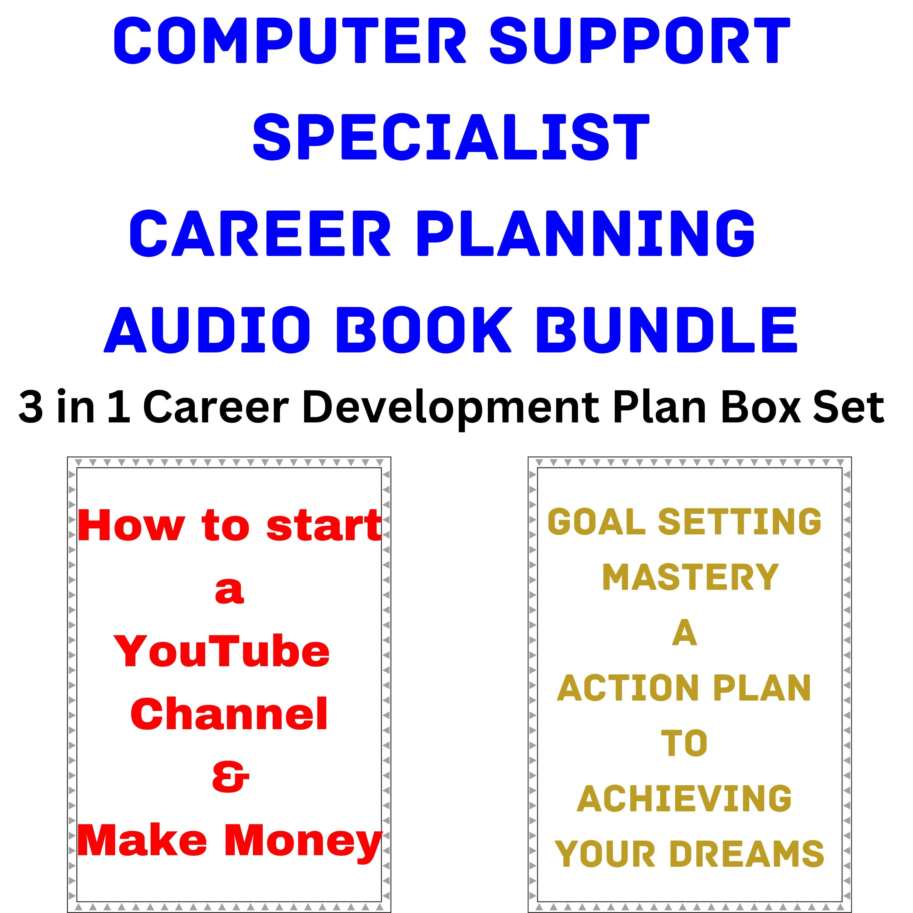 Computer Support Specialist Career Planning Audio Book Bundle