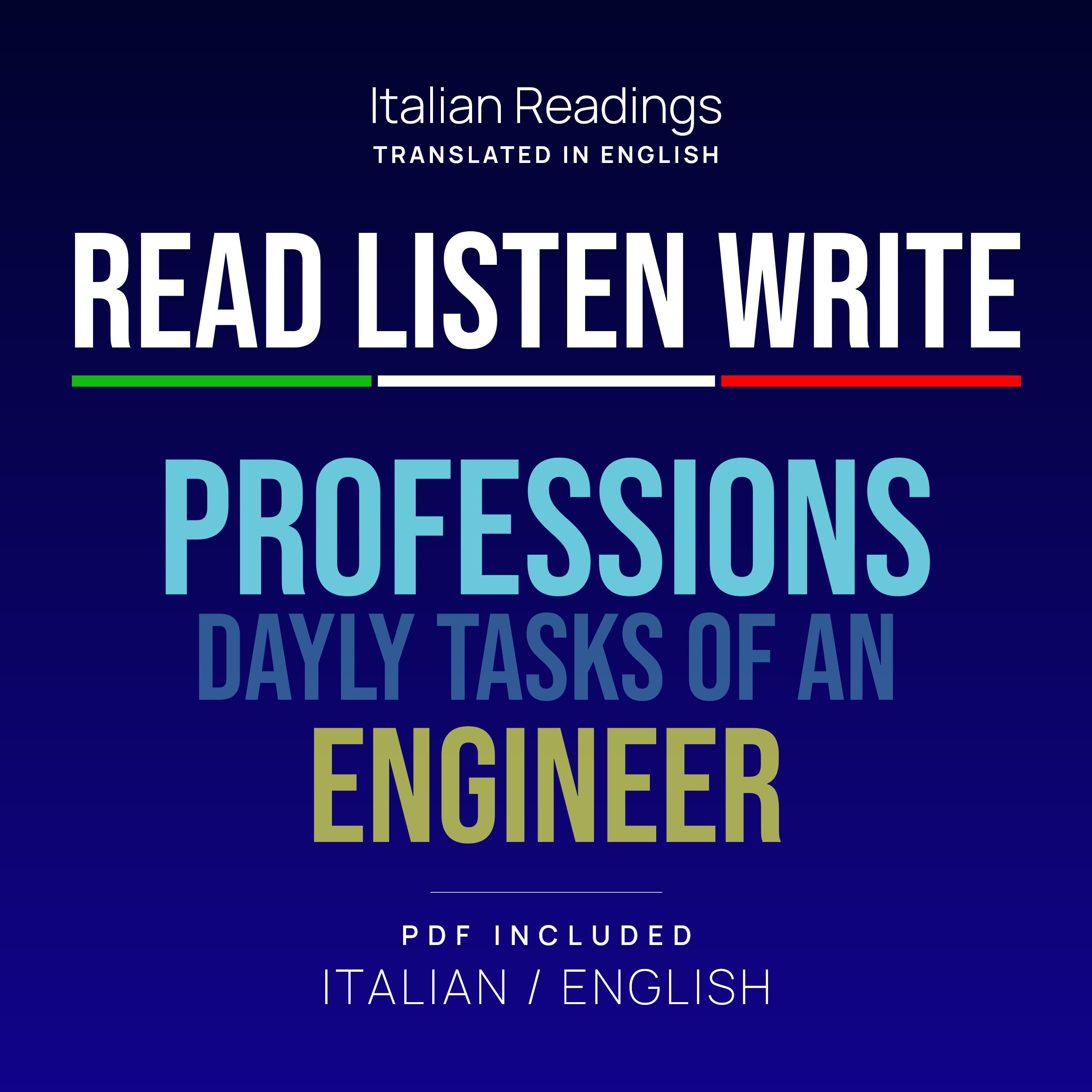 Italian Reading | Professions - Issue n.1