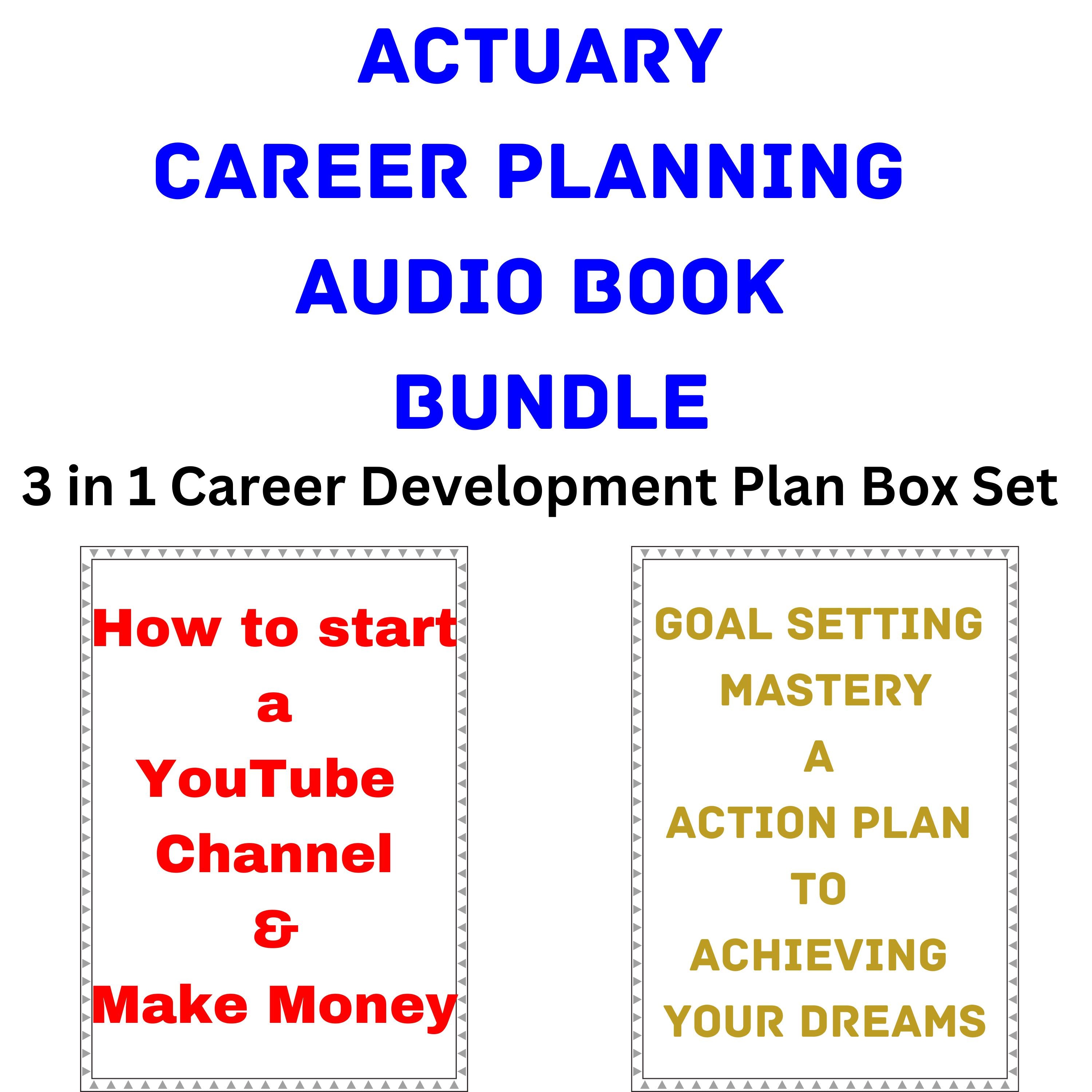 Actuary Career Planning Audio Book Bundle