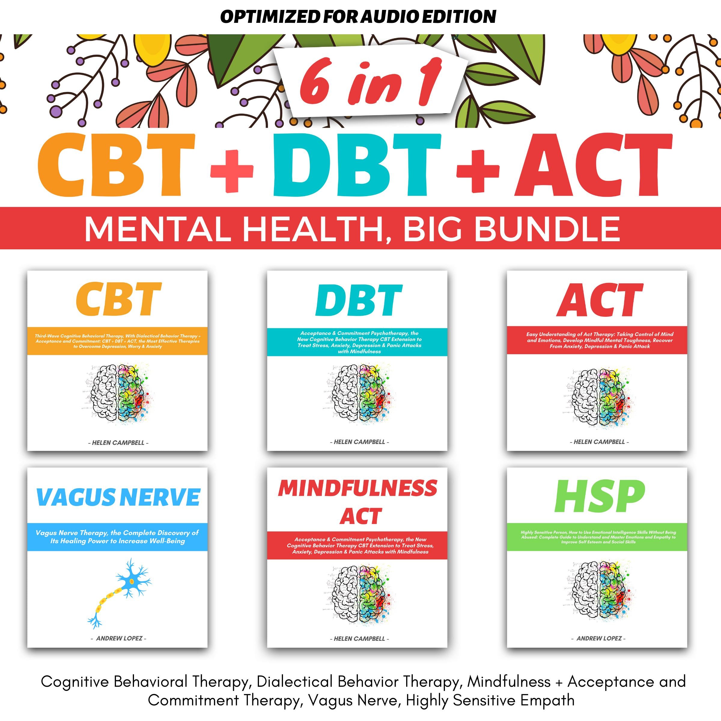 CBT+DBT+ACT | MENTAL HEALTH | BIG BUNDLE 6 IN 1