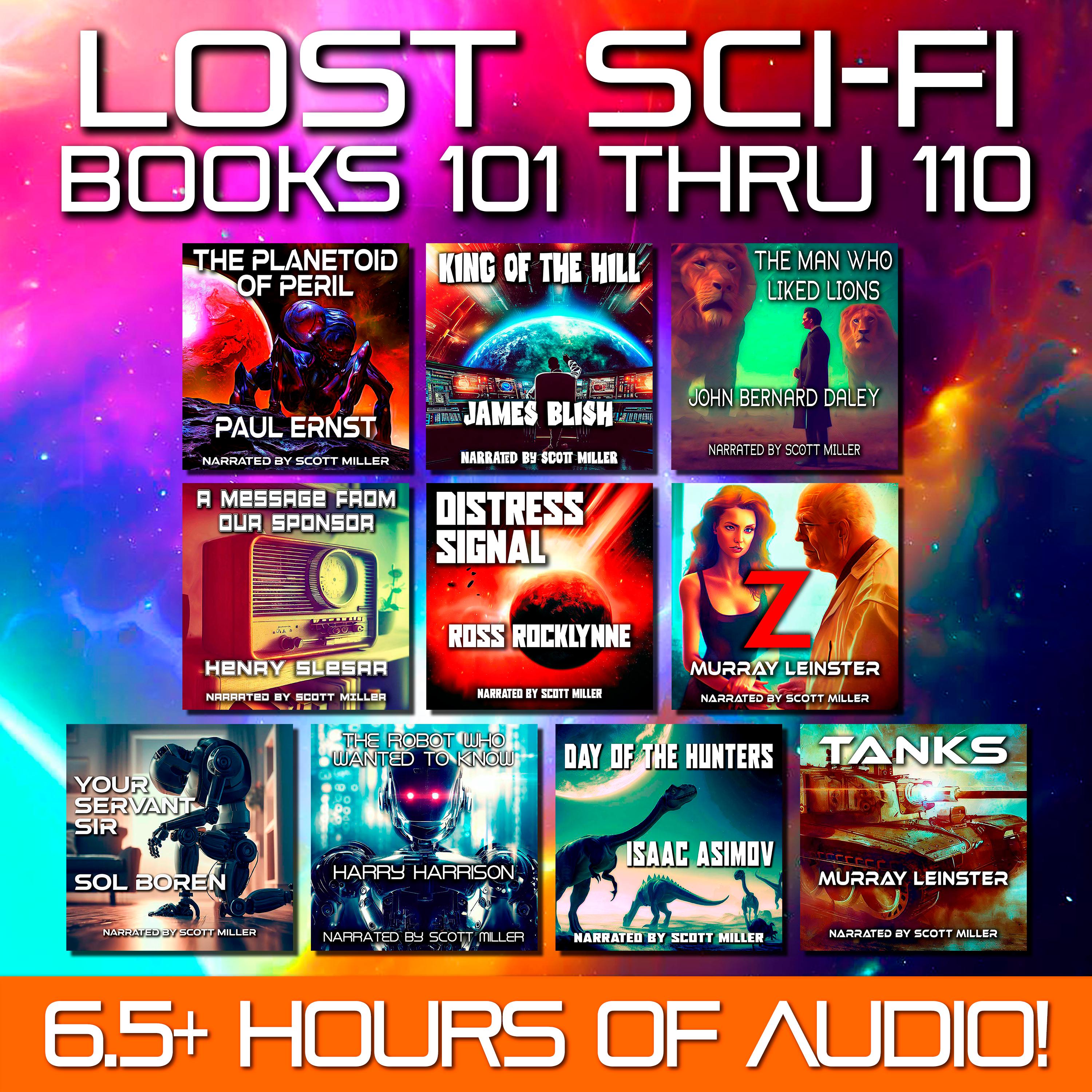 Lost Sci-Fi Books 101 thru 110
