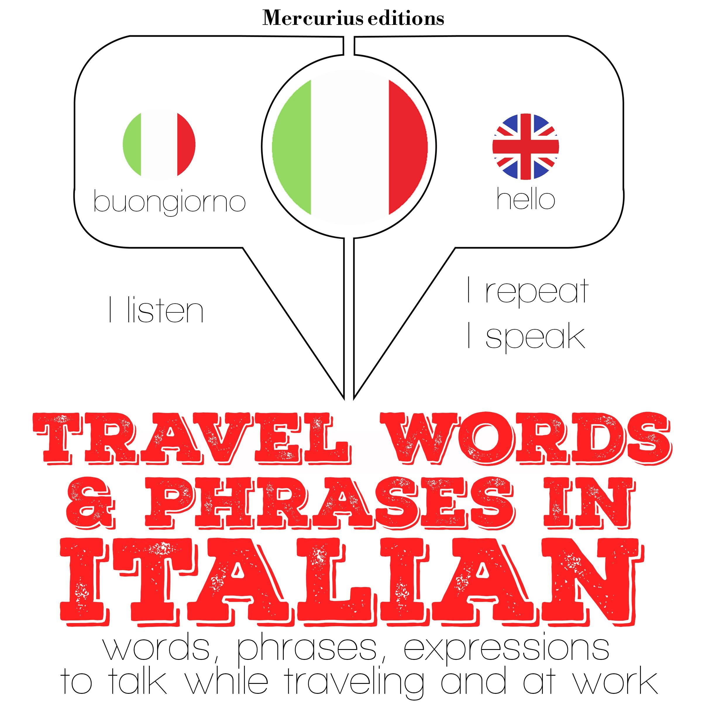 Travel words and phrases in Italian