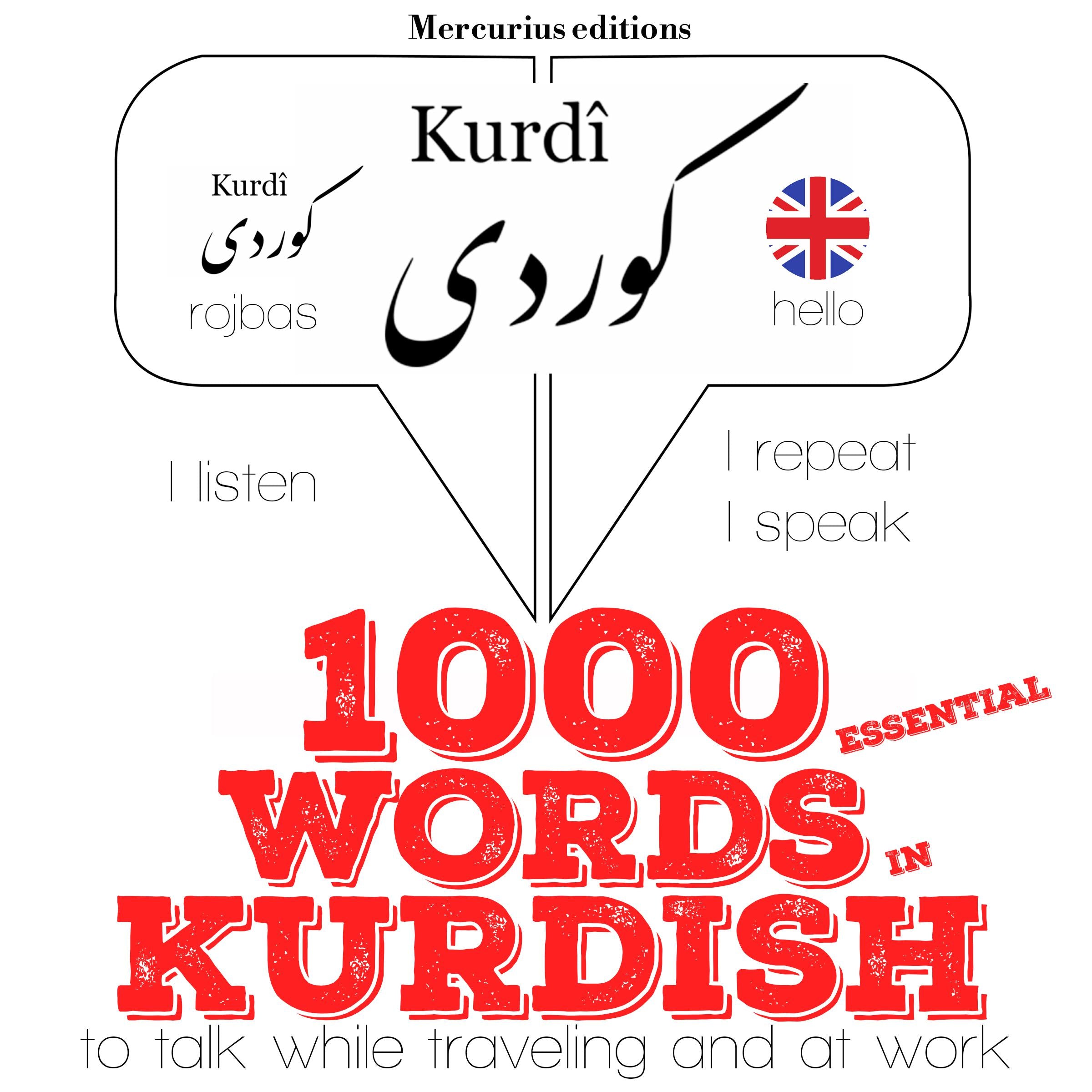 1000 essential words in Kurdish