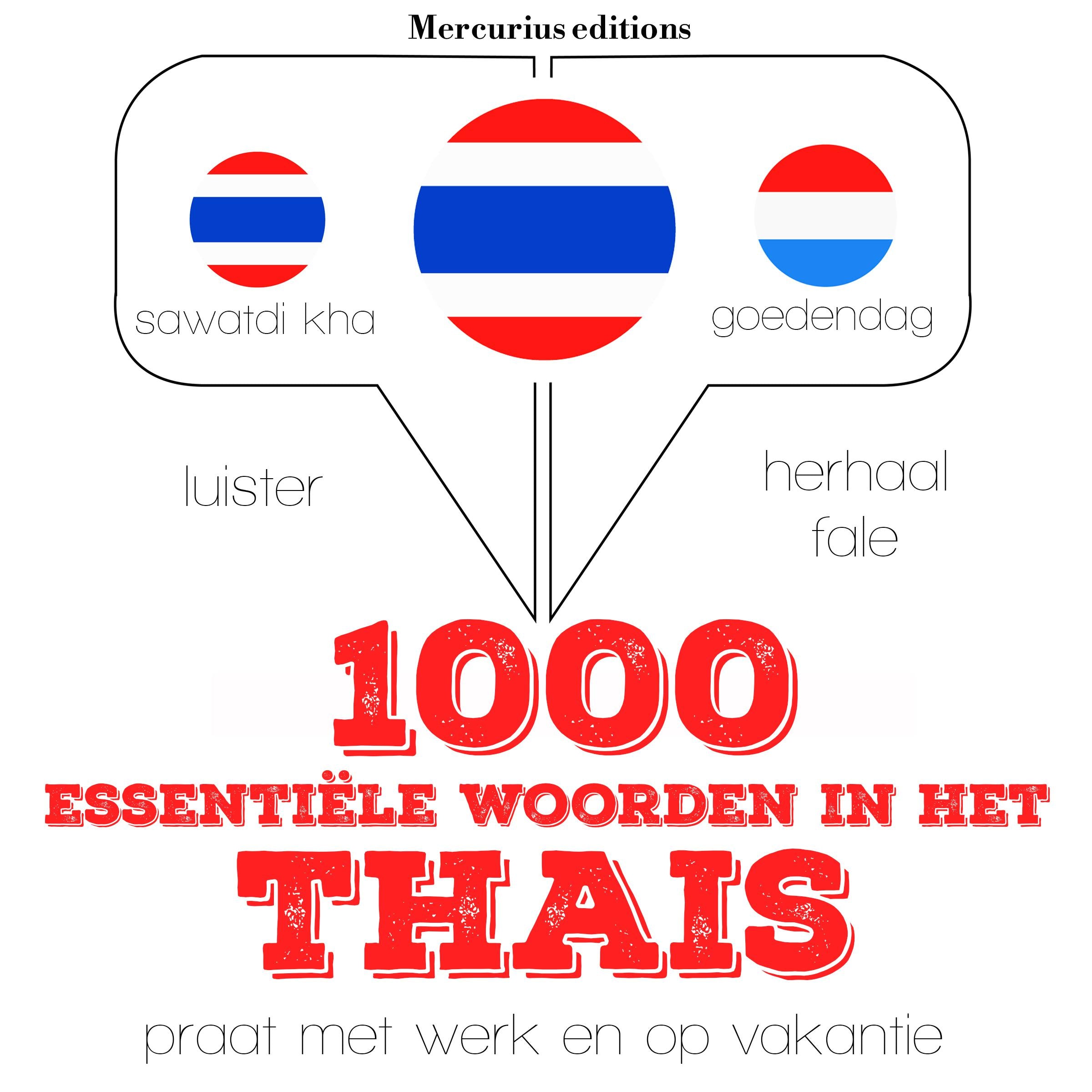 1000 essentiële woorden in het Thais