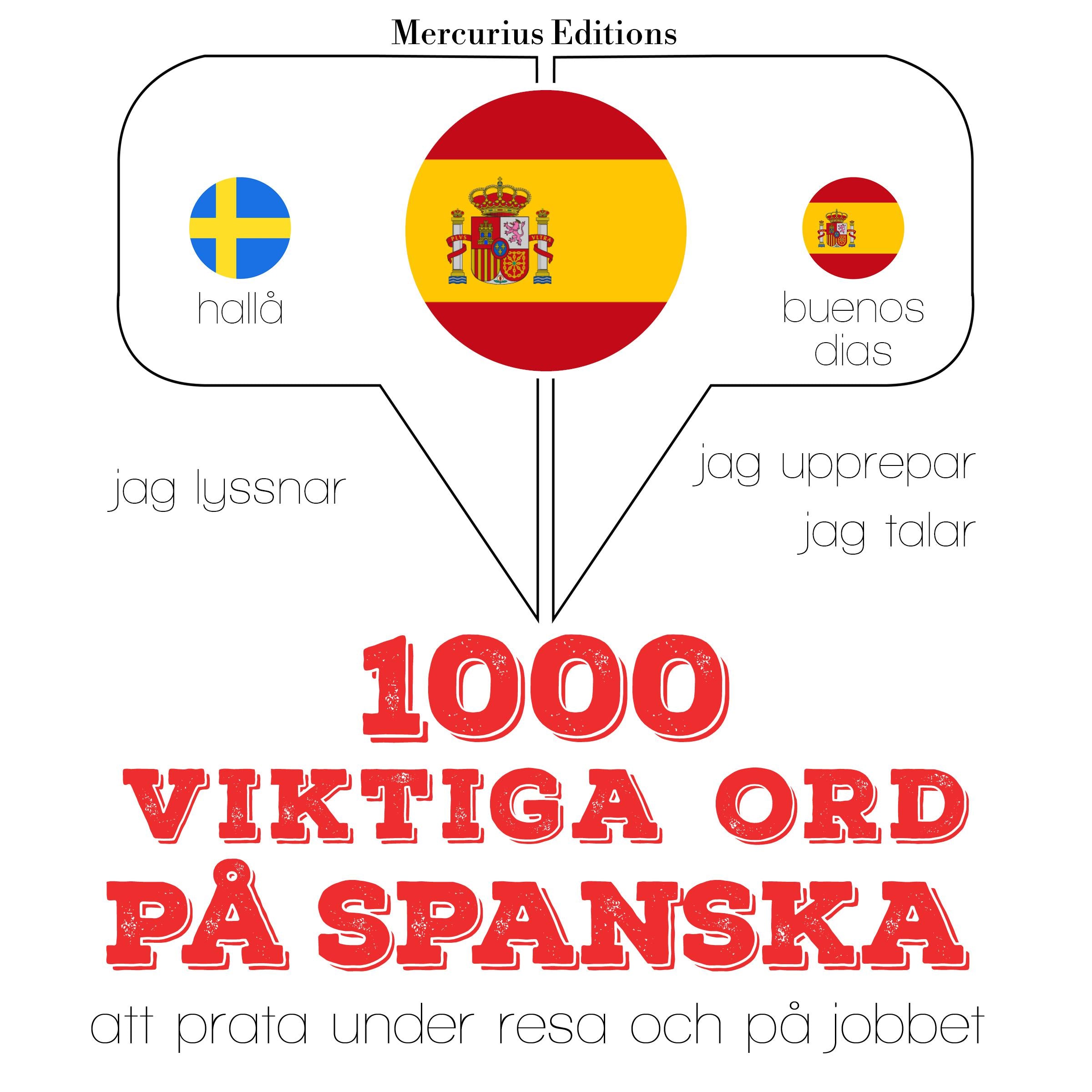 1000 viktiga ord på spanska