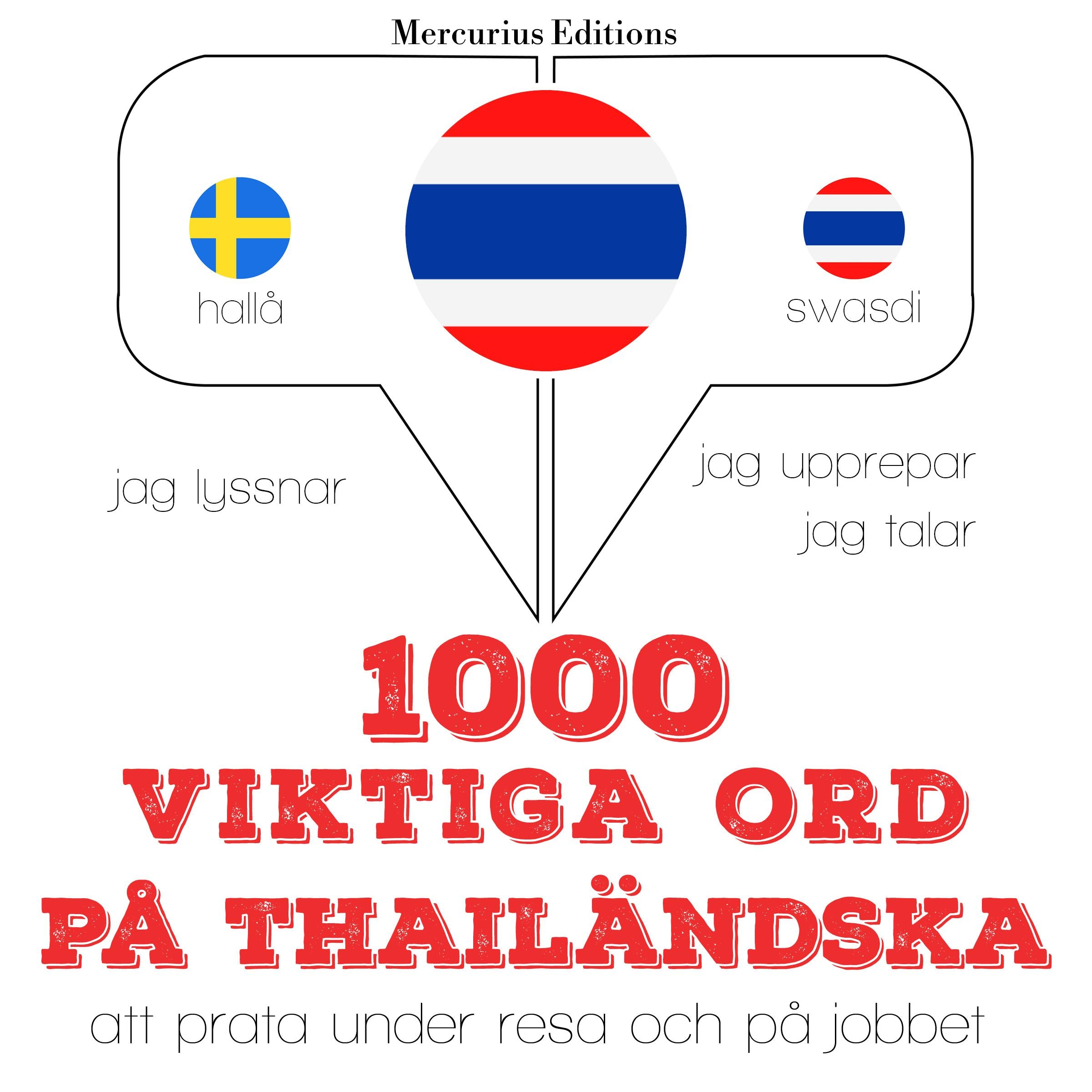 1000 viktiga ord på thailändska