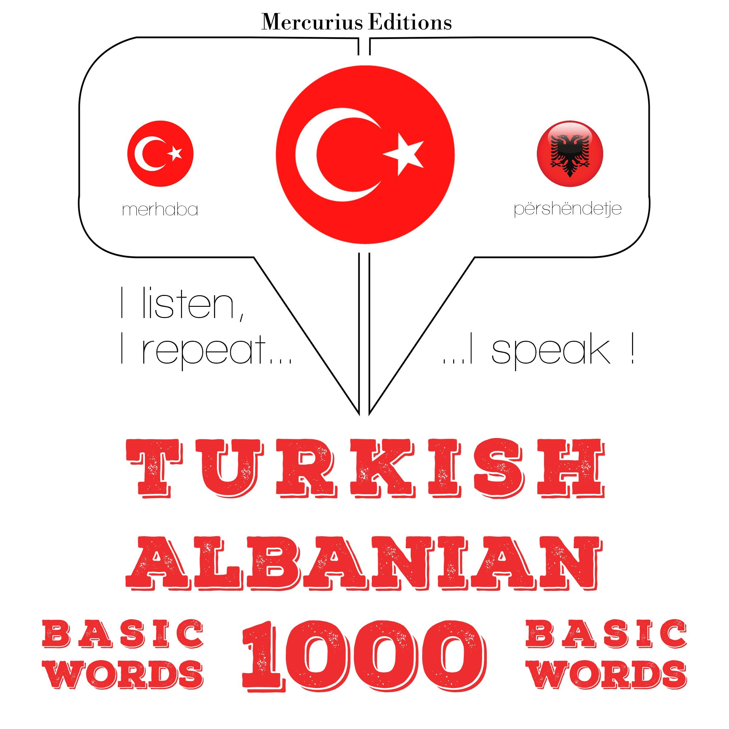 Türkçe - Arnavutça: 1000 temel kelime