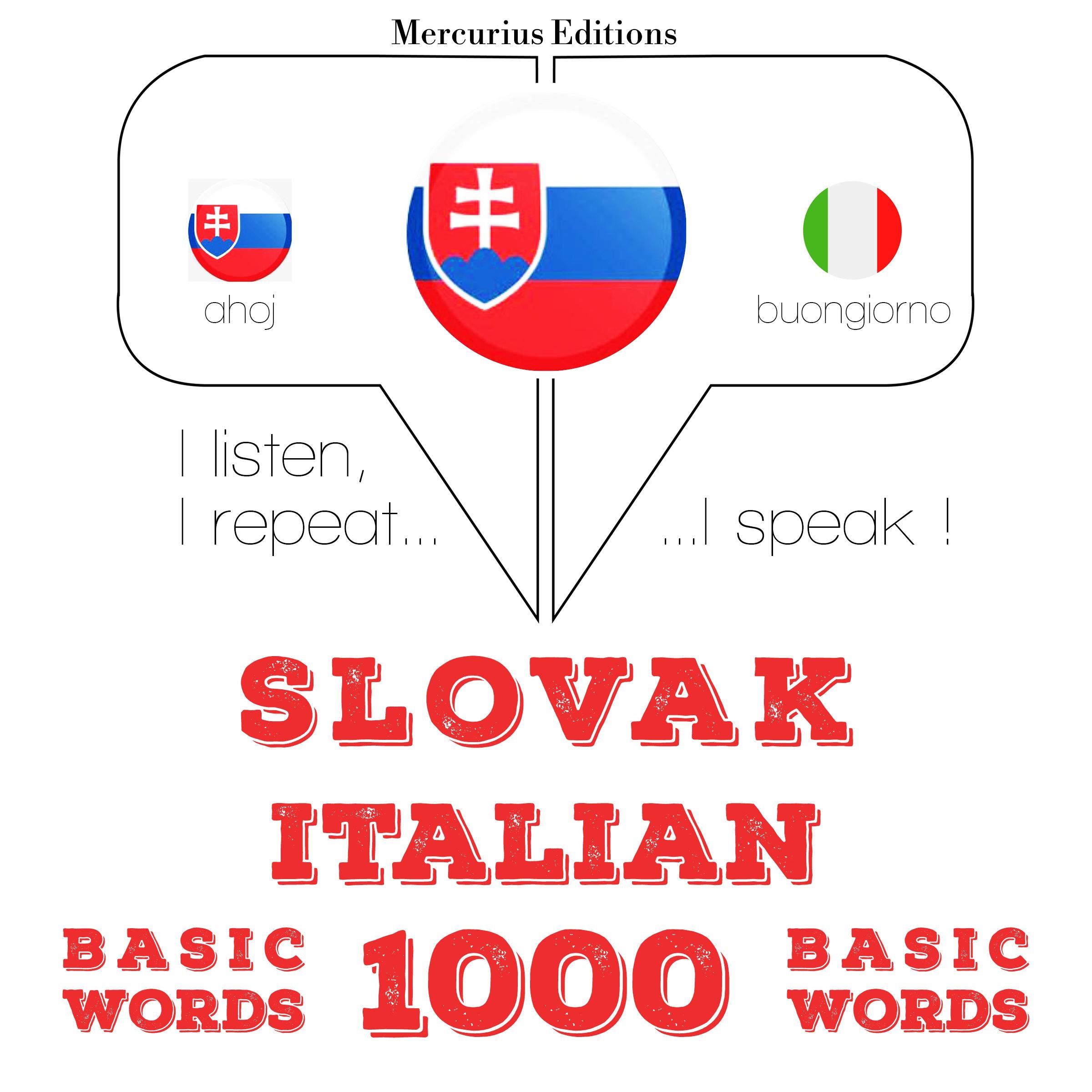 Slovenský - Talianski: 1000 základných slov