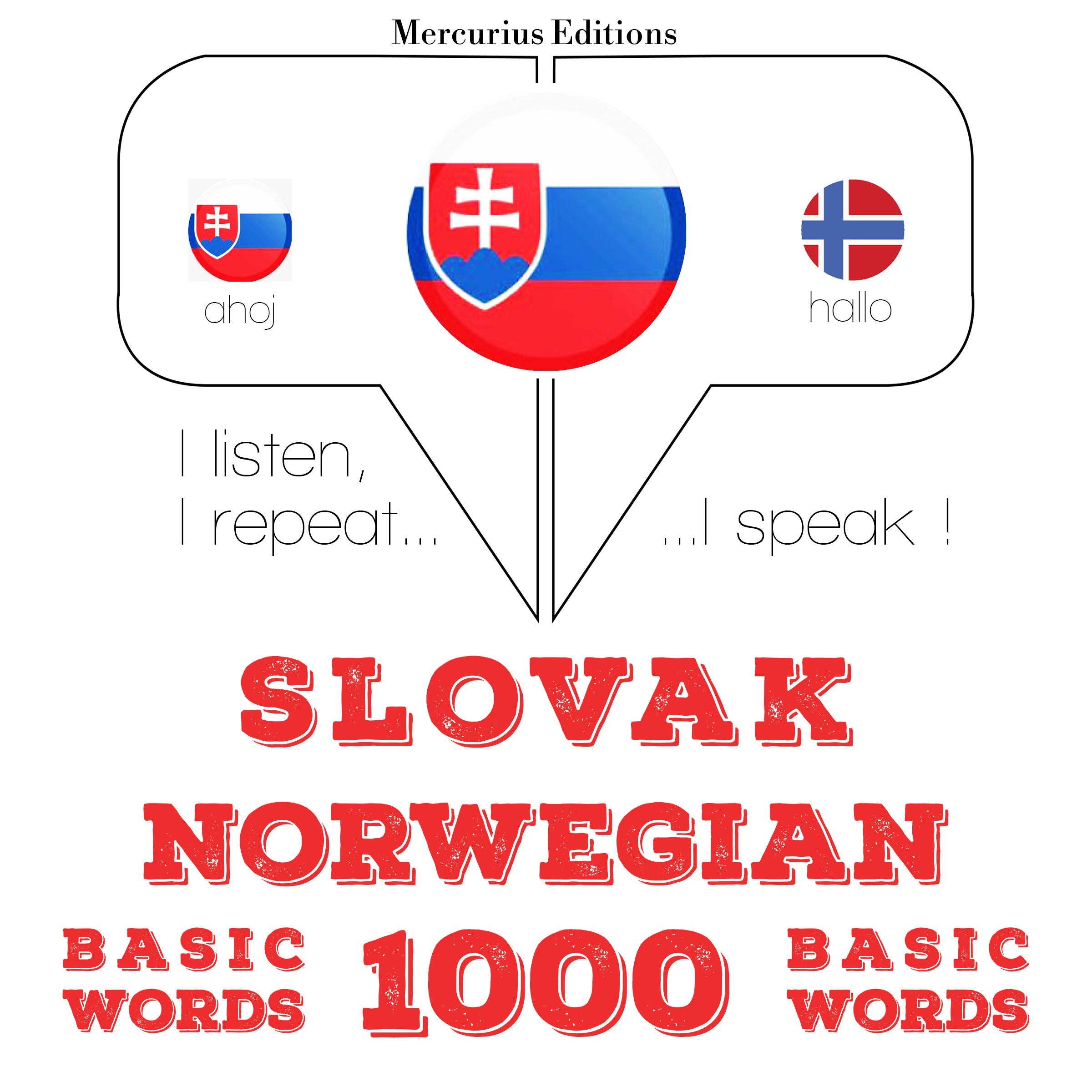 Slovenský - Norwegian: 1000 základných slov