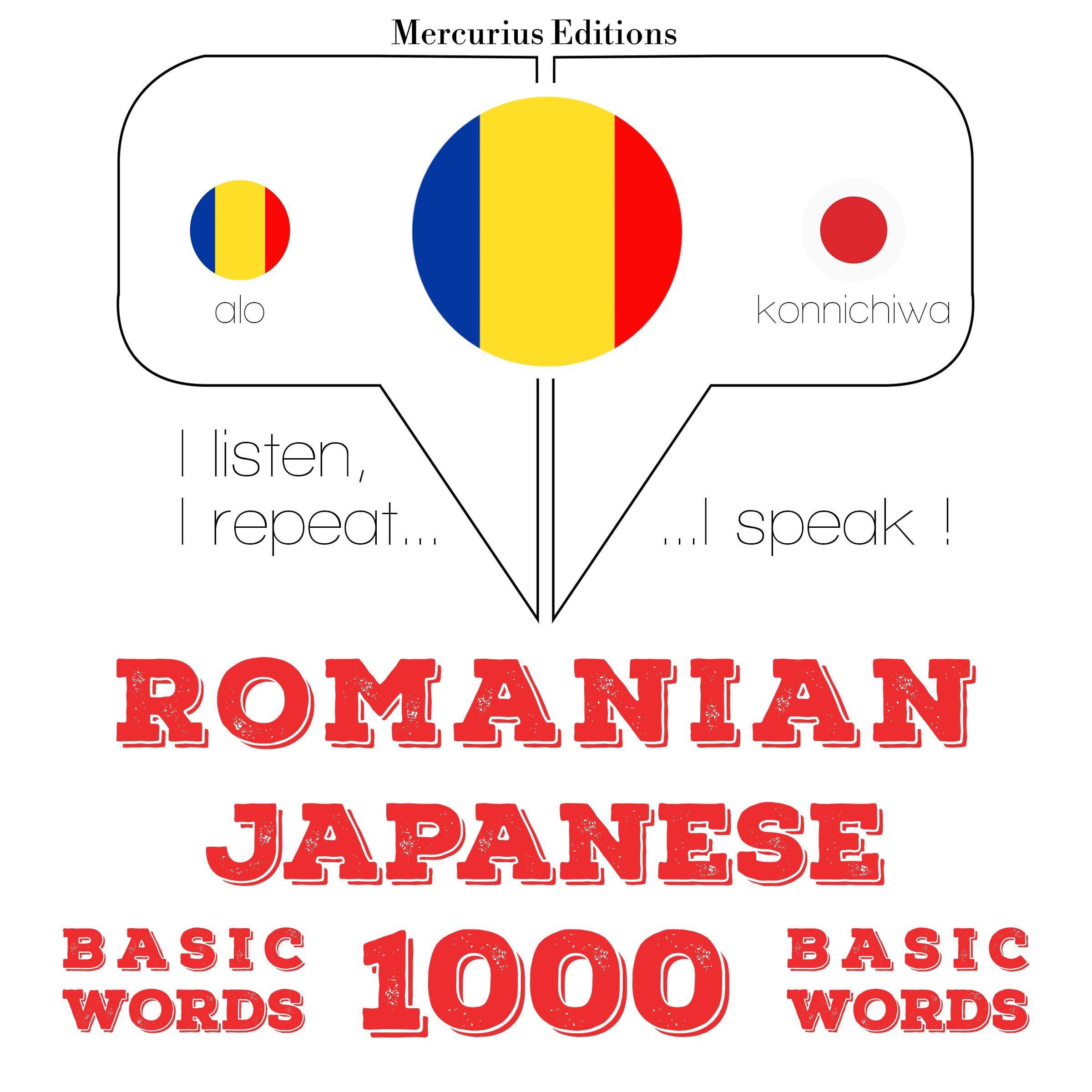 Japoneză - Romania: 1000 de cuvinte de bază