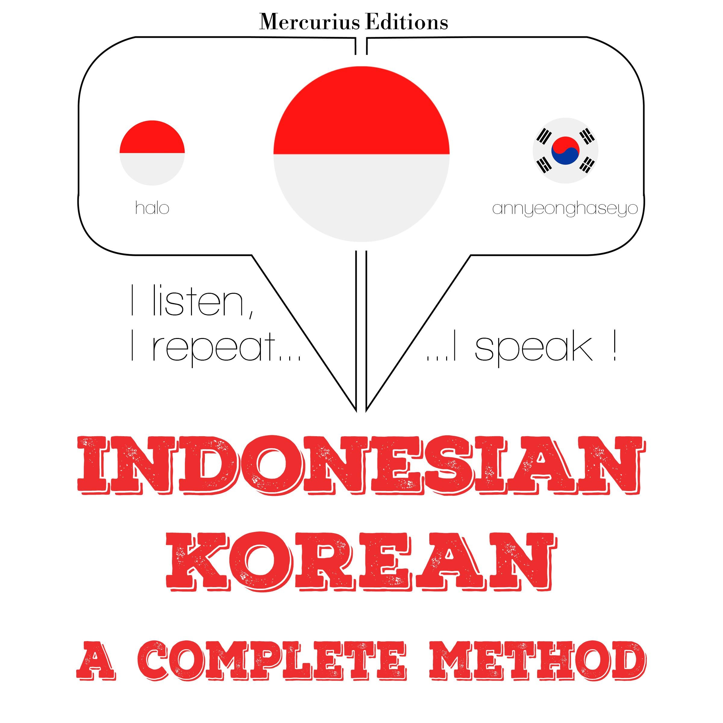 Saya belajar bahasa Korea