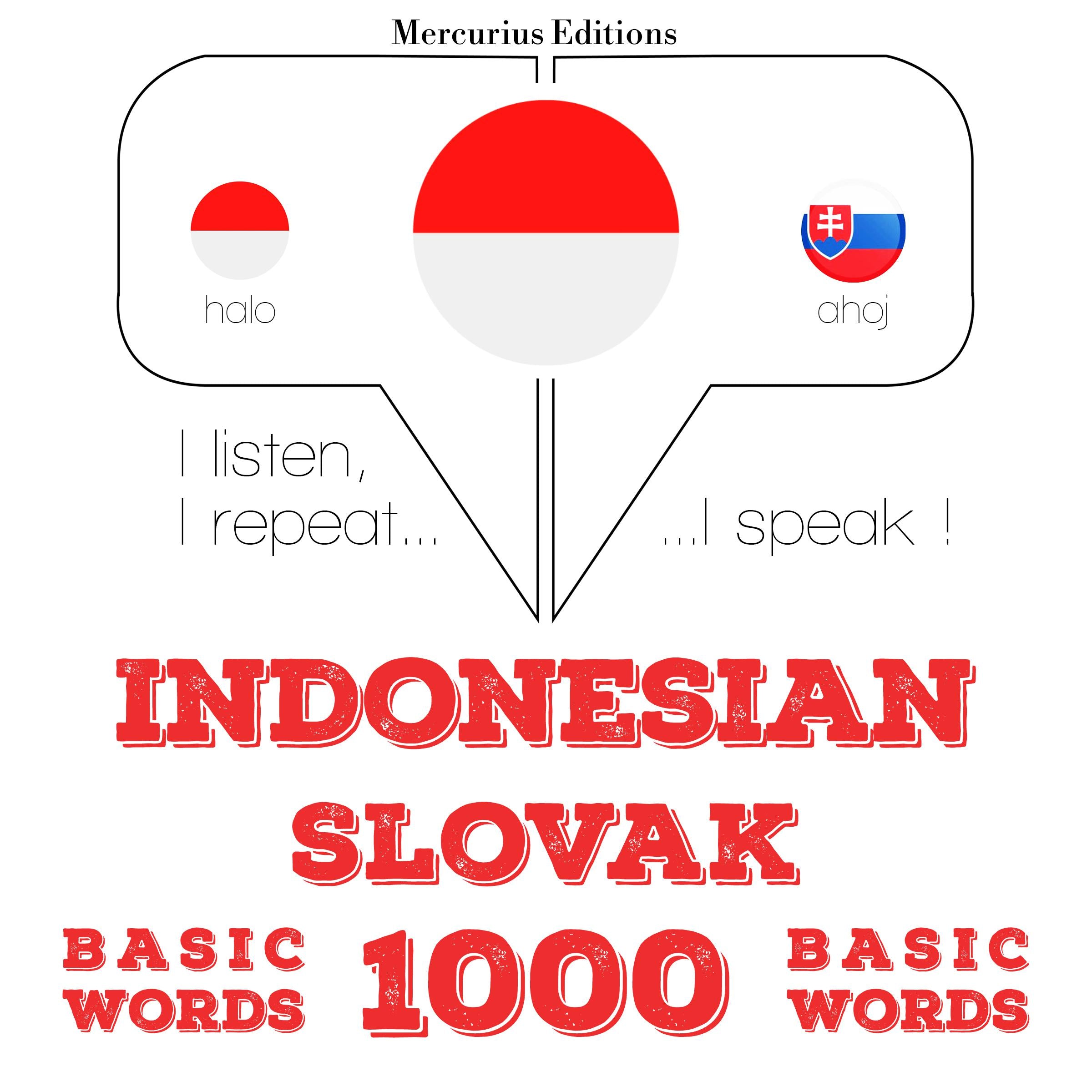 1000 kata-kata penting di Slowakia