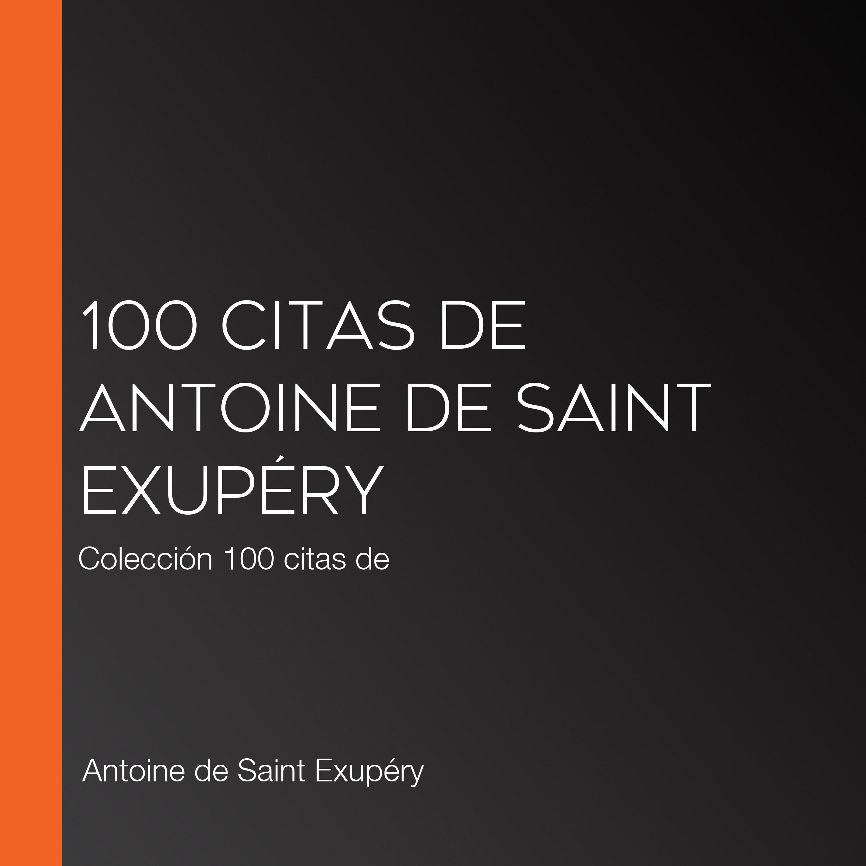 100 citas de Antoine de Saint Exupéry