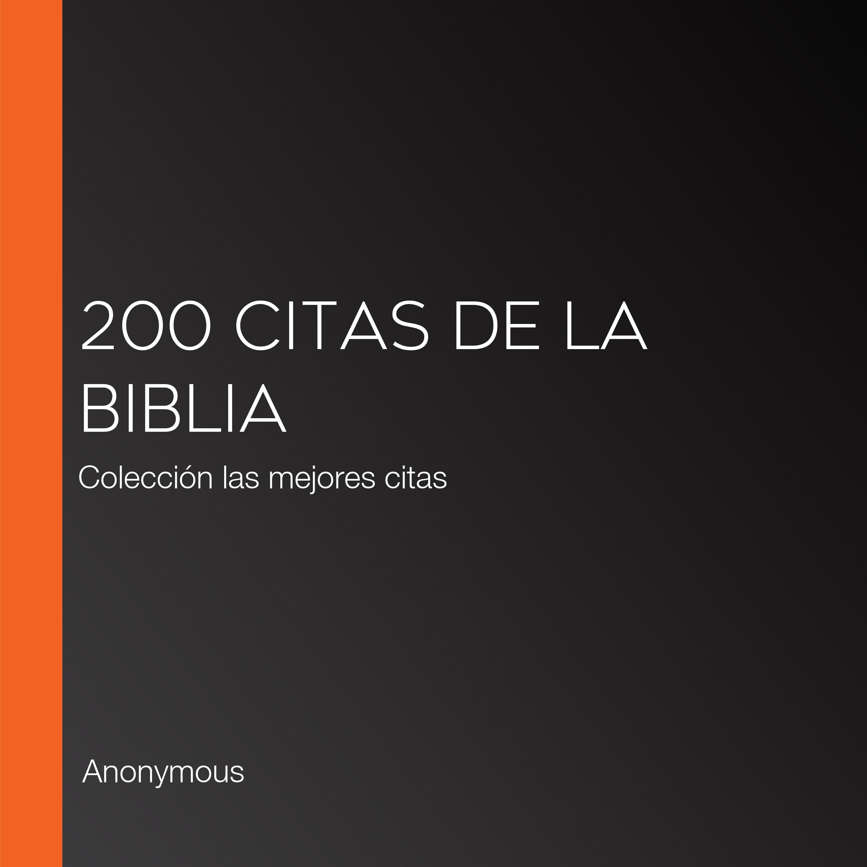 200 citas de la Biblia