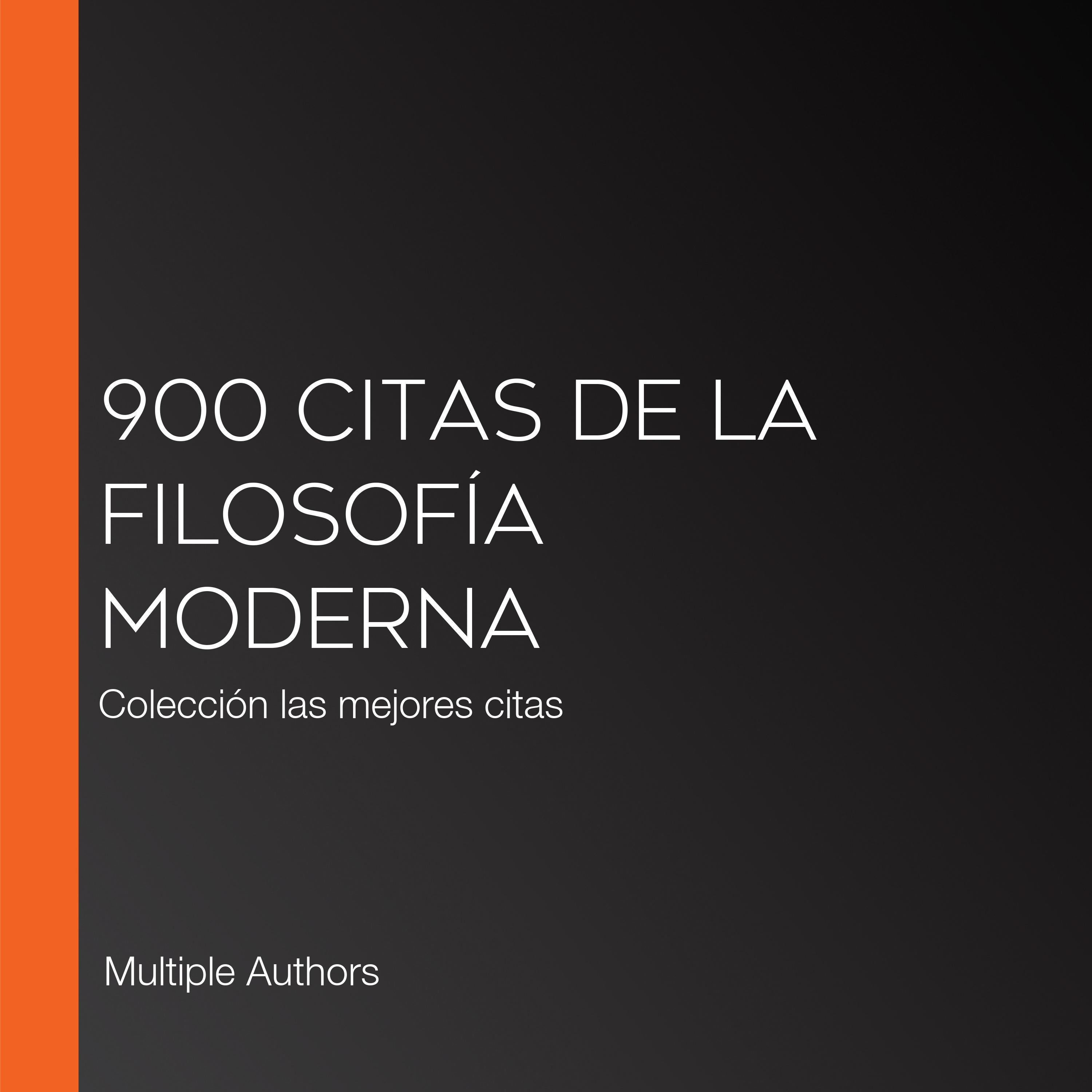 900 citas de la filosofía moderna
