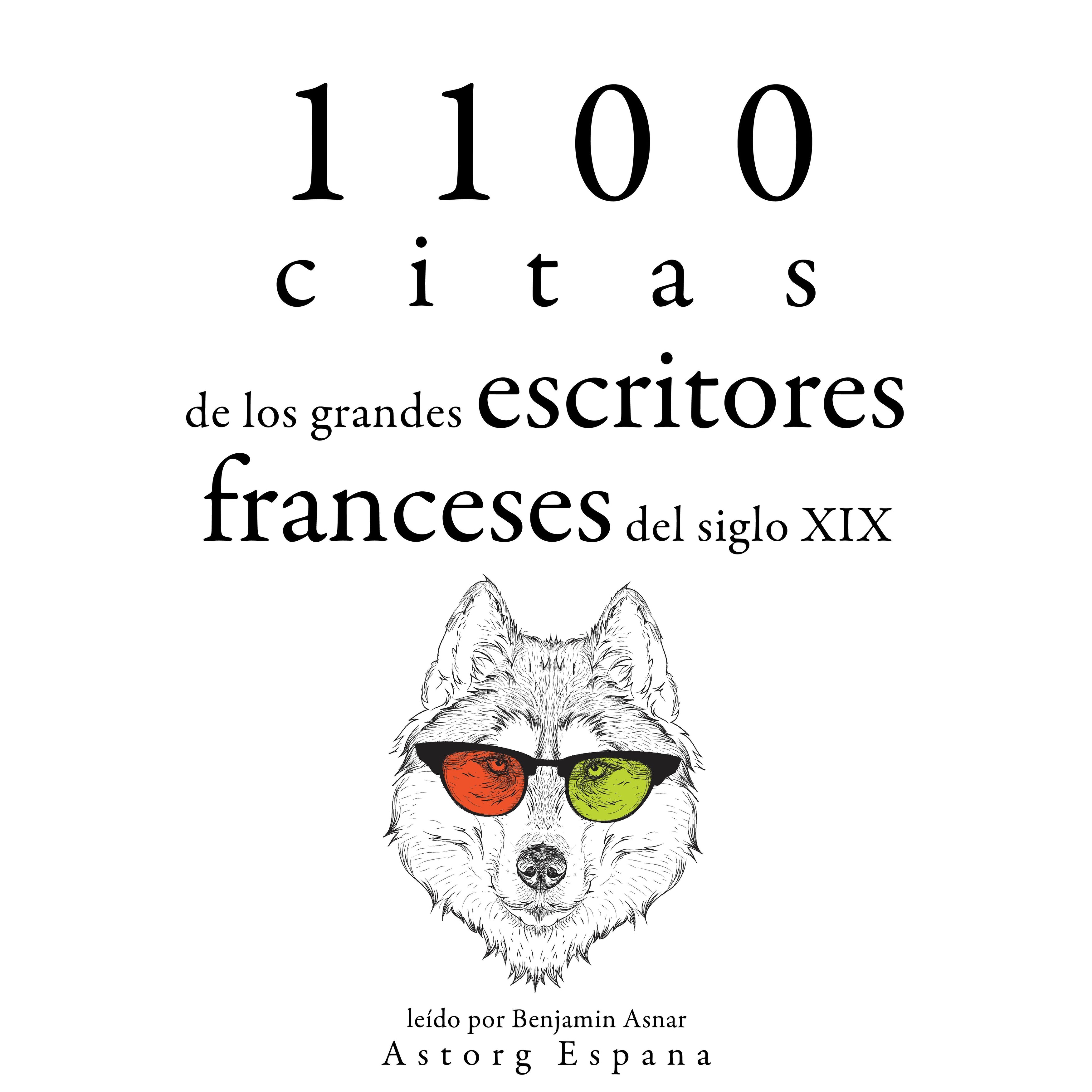 1100 citas de los grandes escritores franceses del siglo XIX