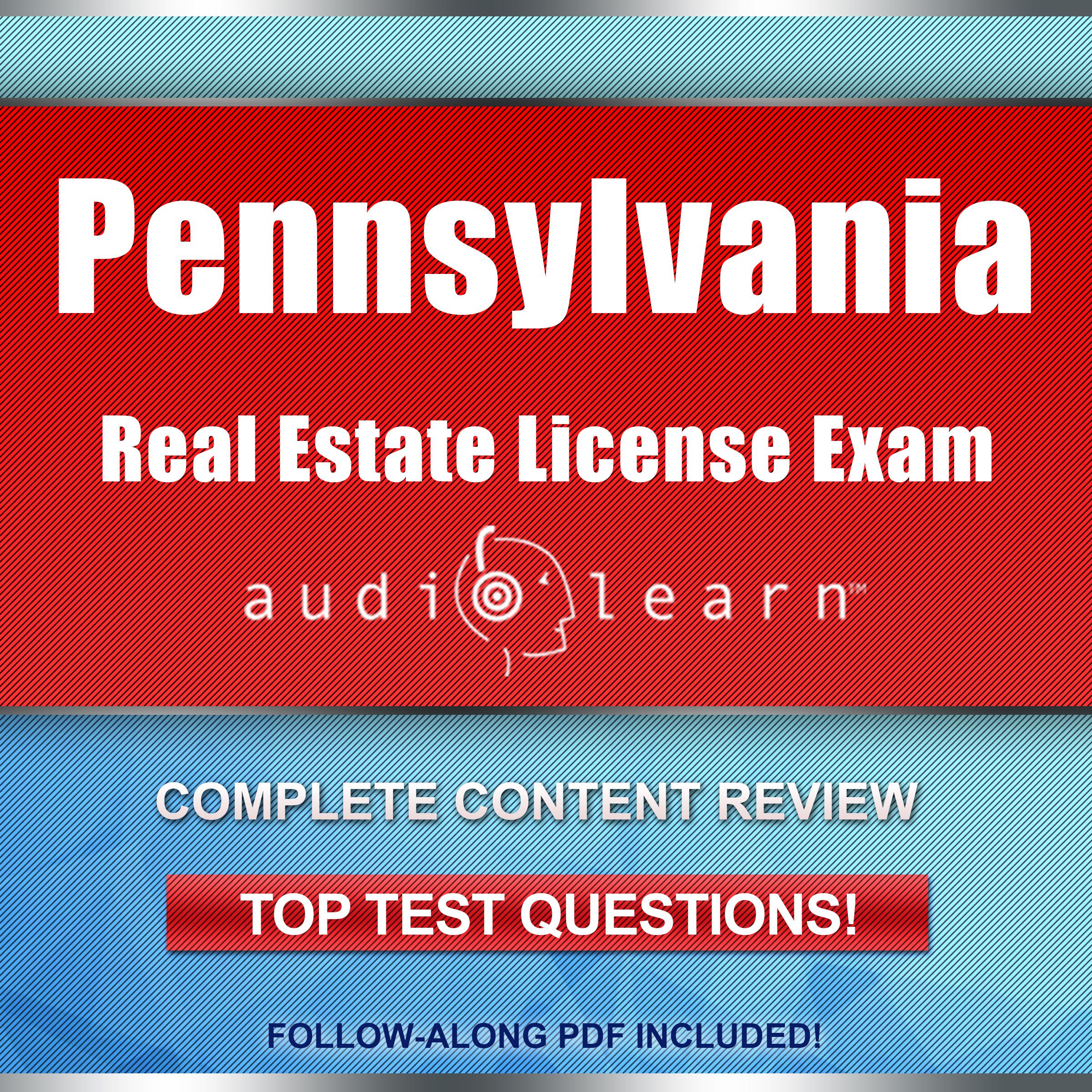 Pennsylvania Real Estate License Exam AudioLearn