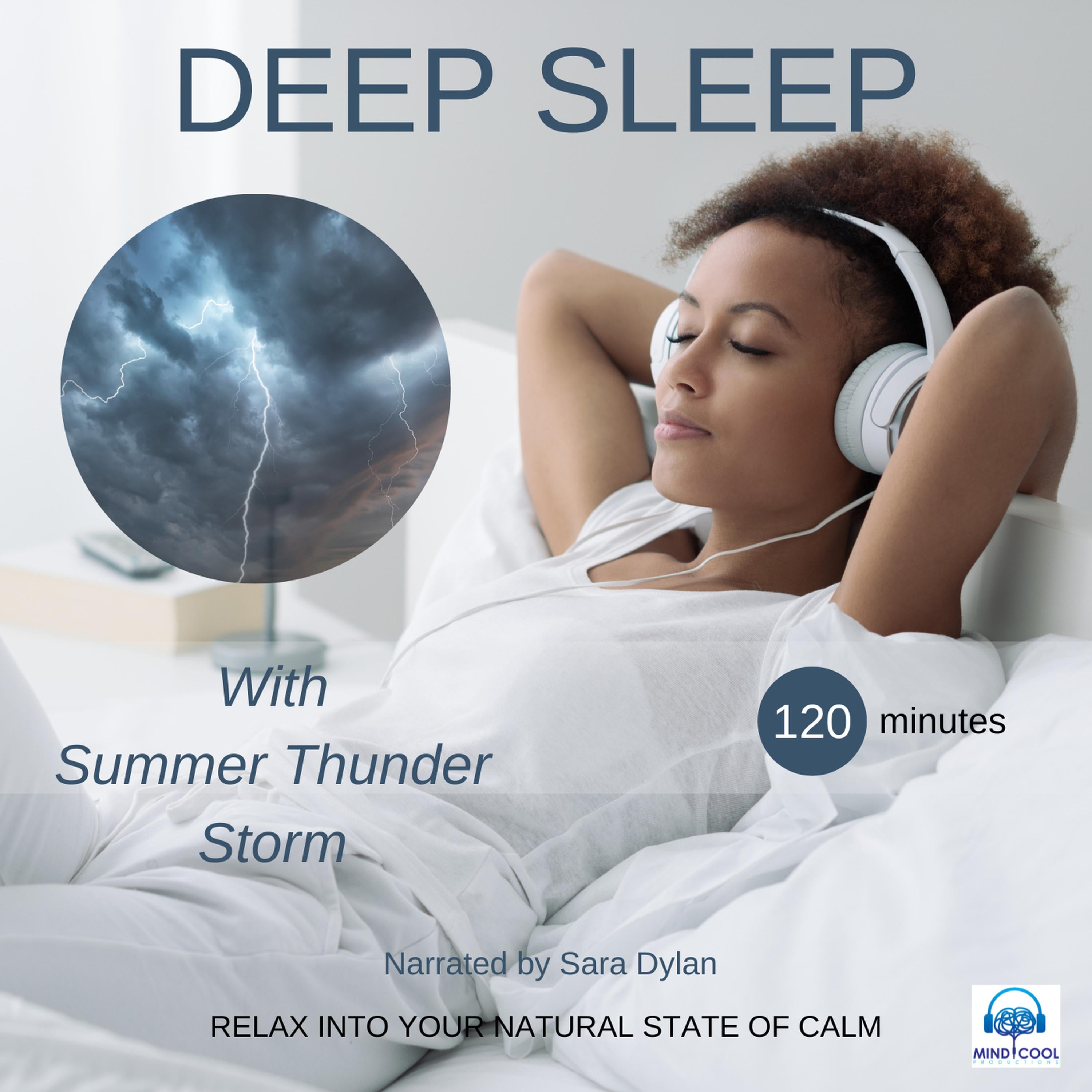 Deep sleep meditation with Summer thunder storm 120 minutes