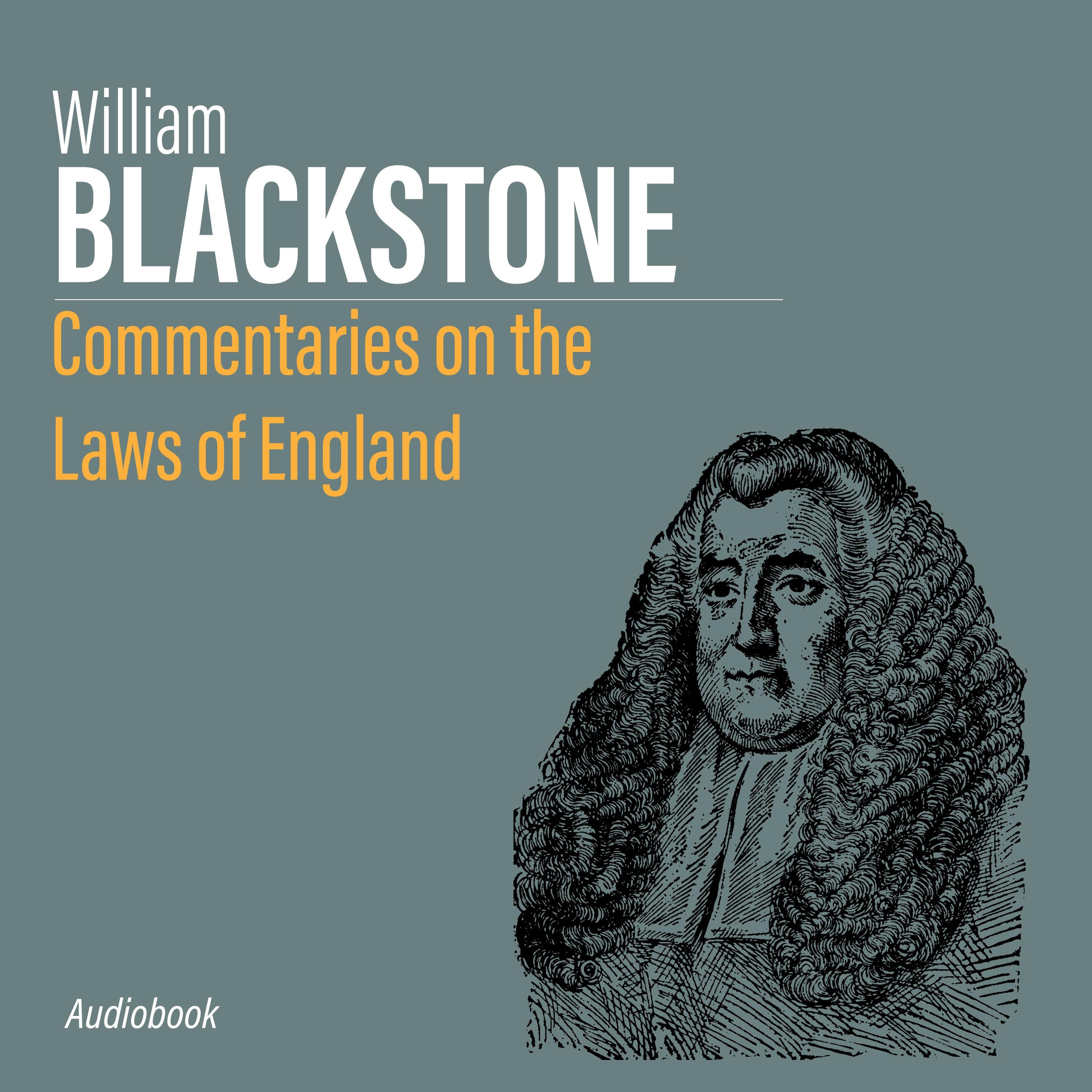 Commentaries on the Laws of England