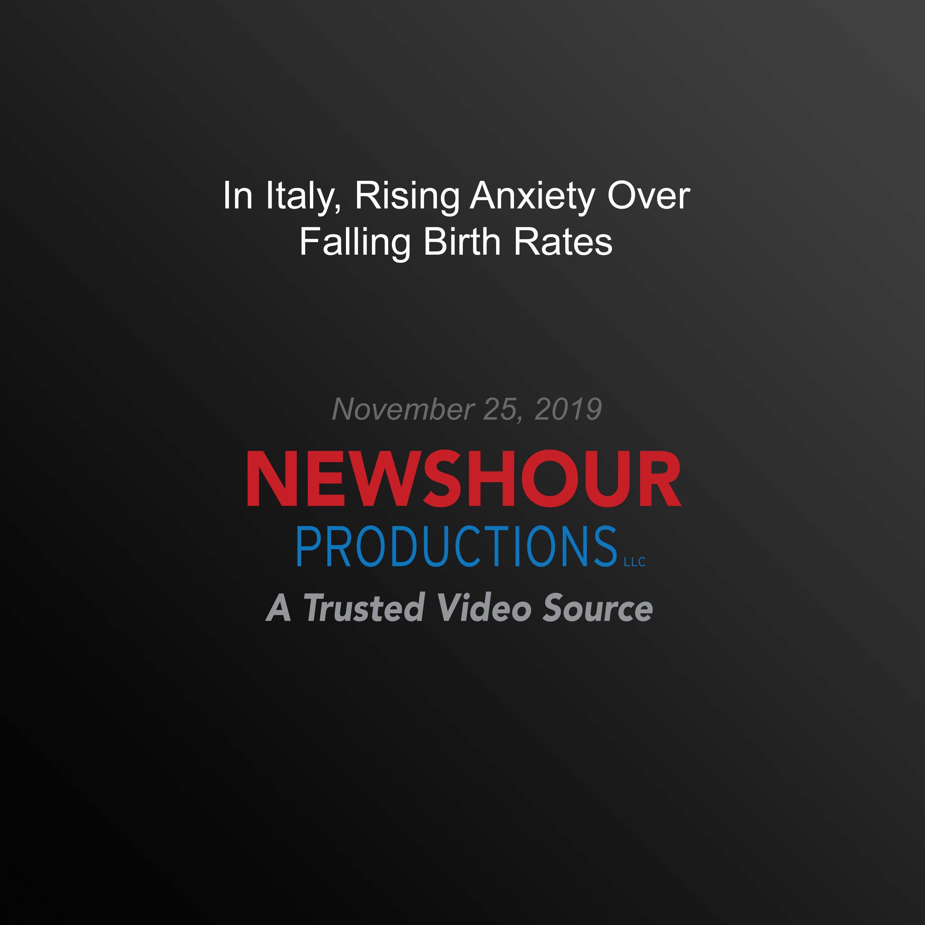 In Italy, Rising Anxiety Over Falling Birth Rates