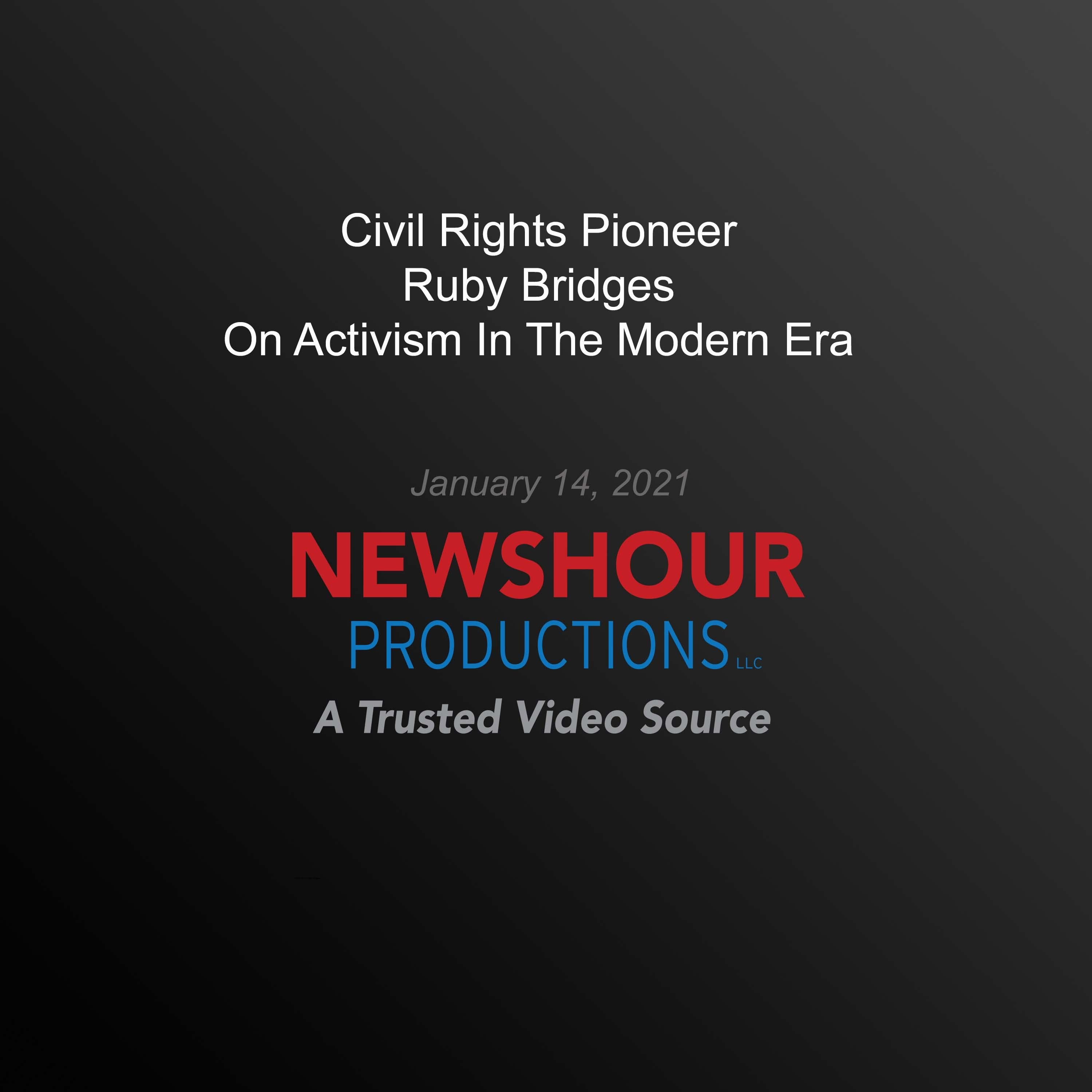 Civil Rights Pioneer Ruby Bridges On Activism In The Modern Era