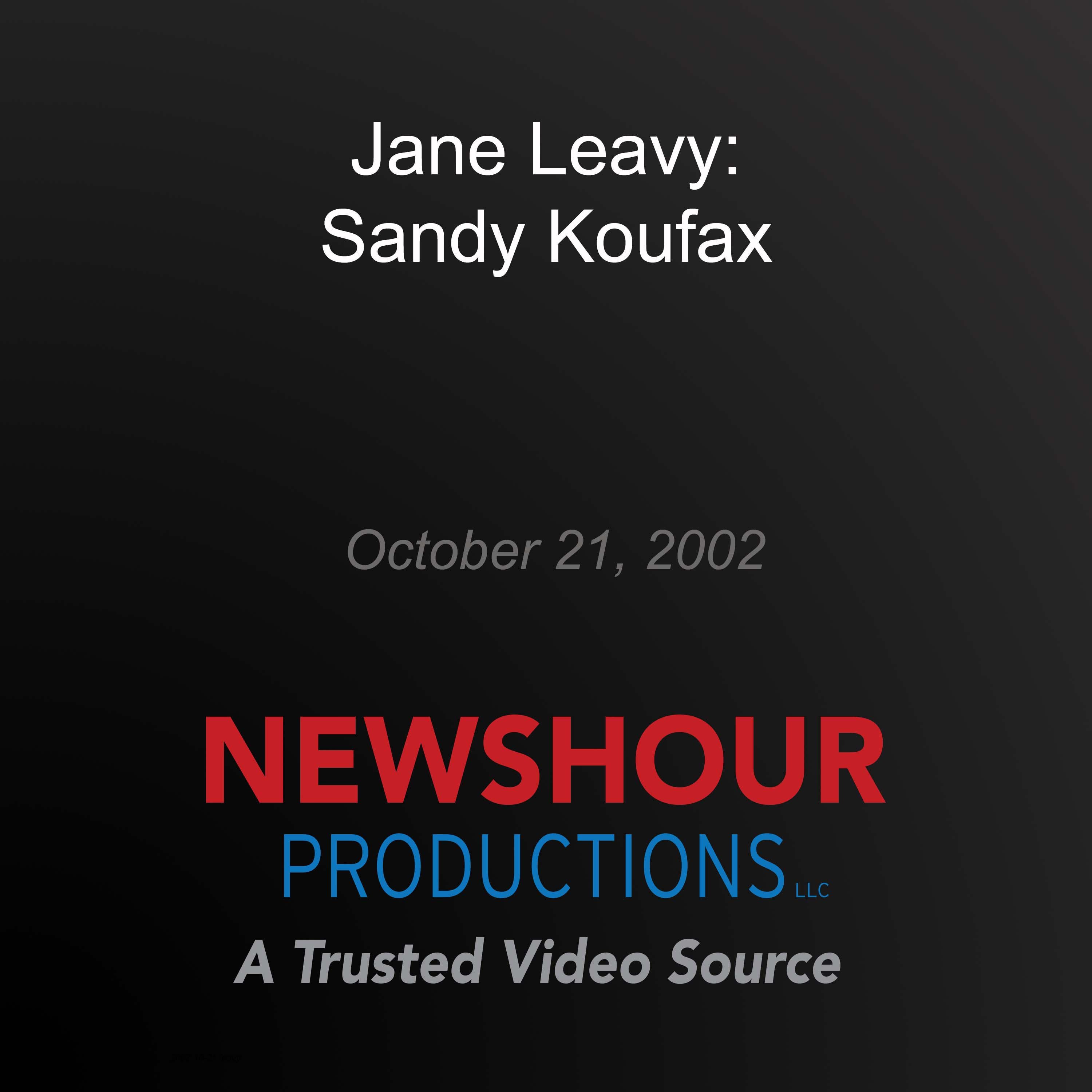 Jane Leavy: Sandy Koufax