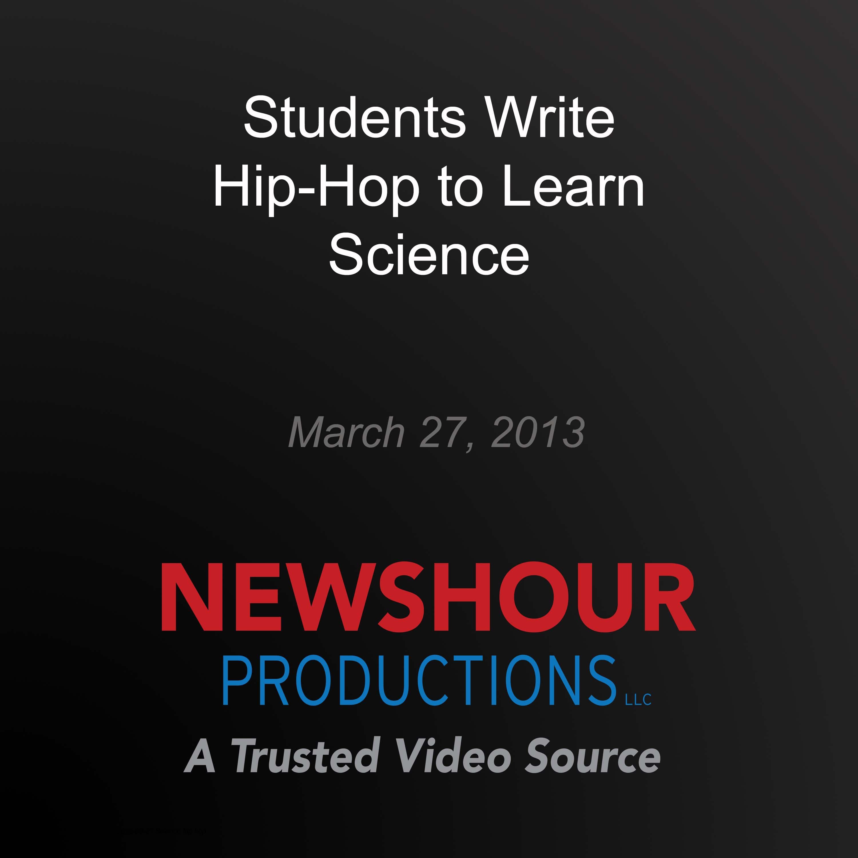 Students Write Hip-Hop to Learn Science