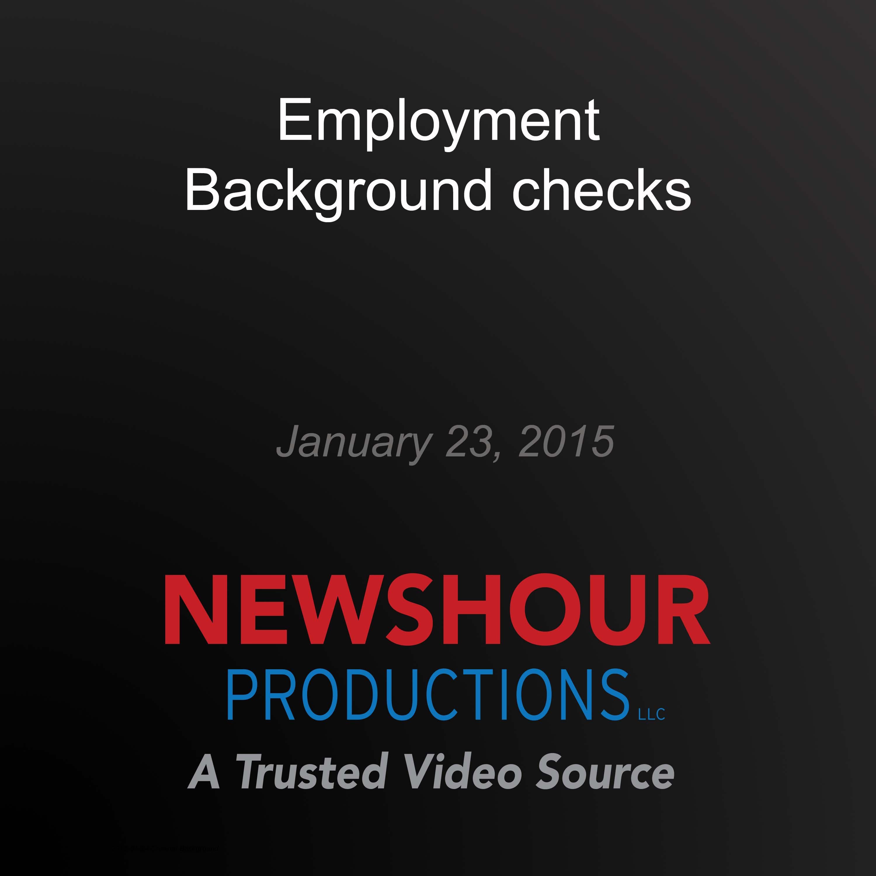 Employment Background checks