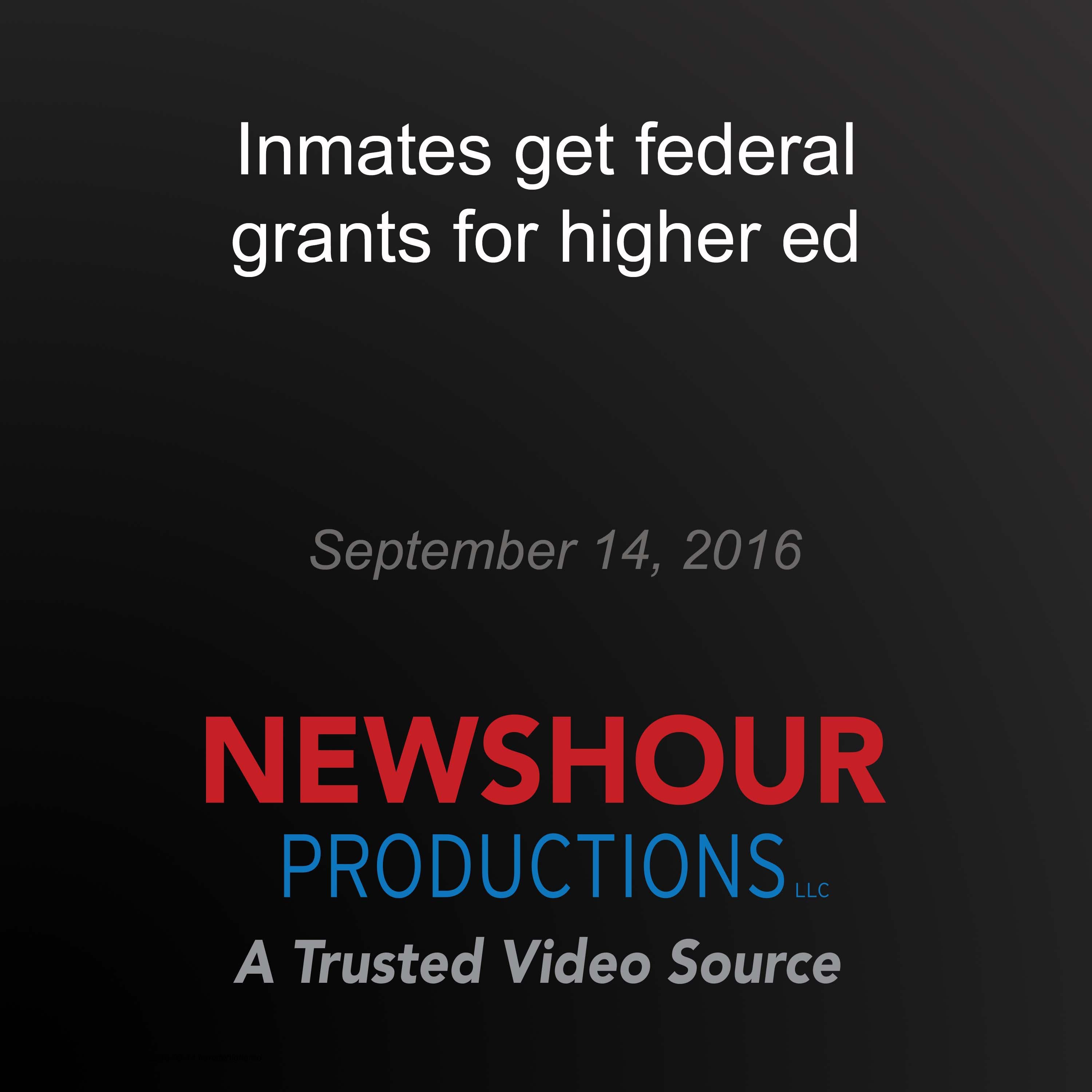 Inmates get federal grants for higher ed