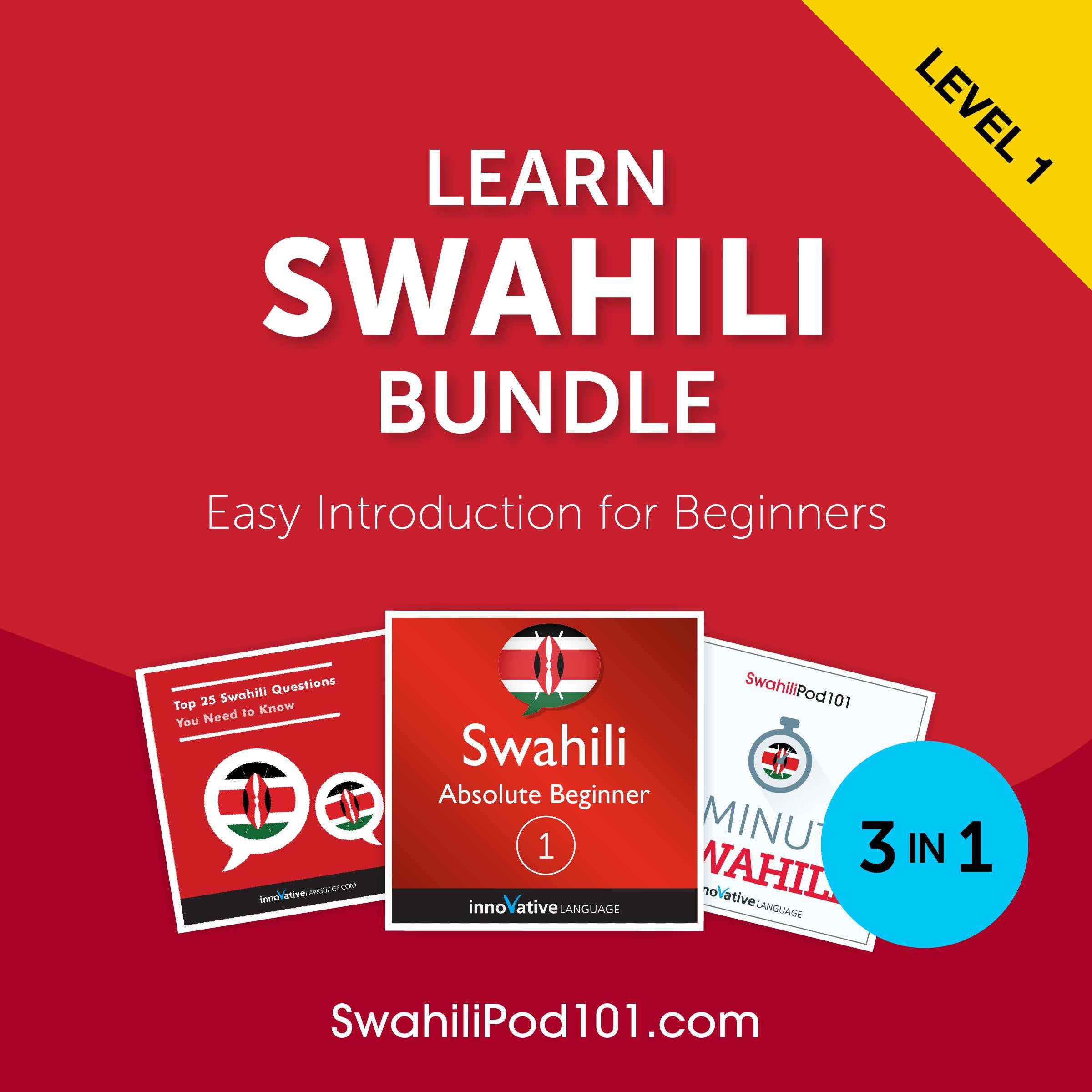 Learn Swahili Bundle - Easy Introduction for Beginners (Level 1)