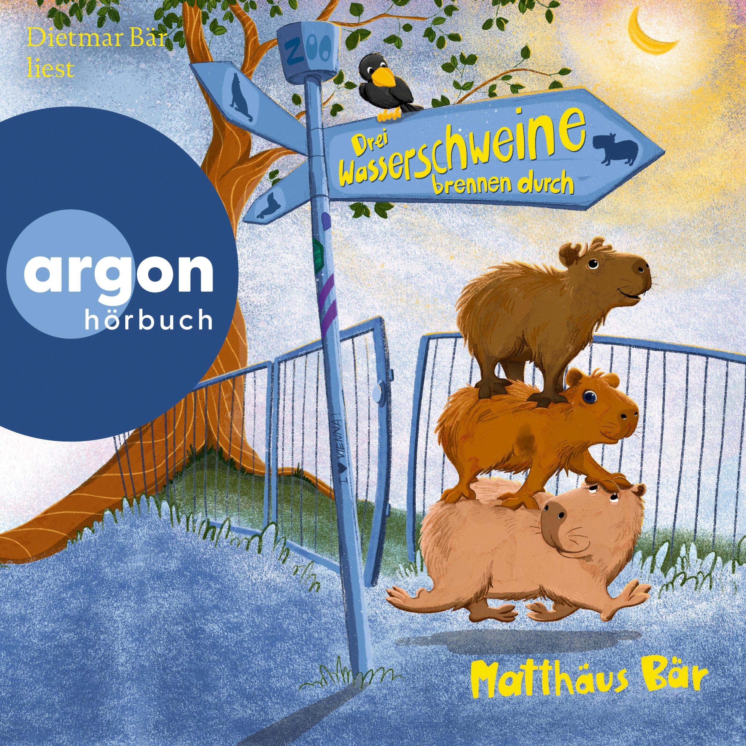 Drei Wasserschweine brennen durch - Die Wasserschwein-Reihe, Band 1 (Ungekürzte Lesung)