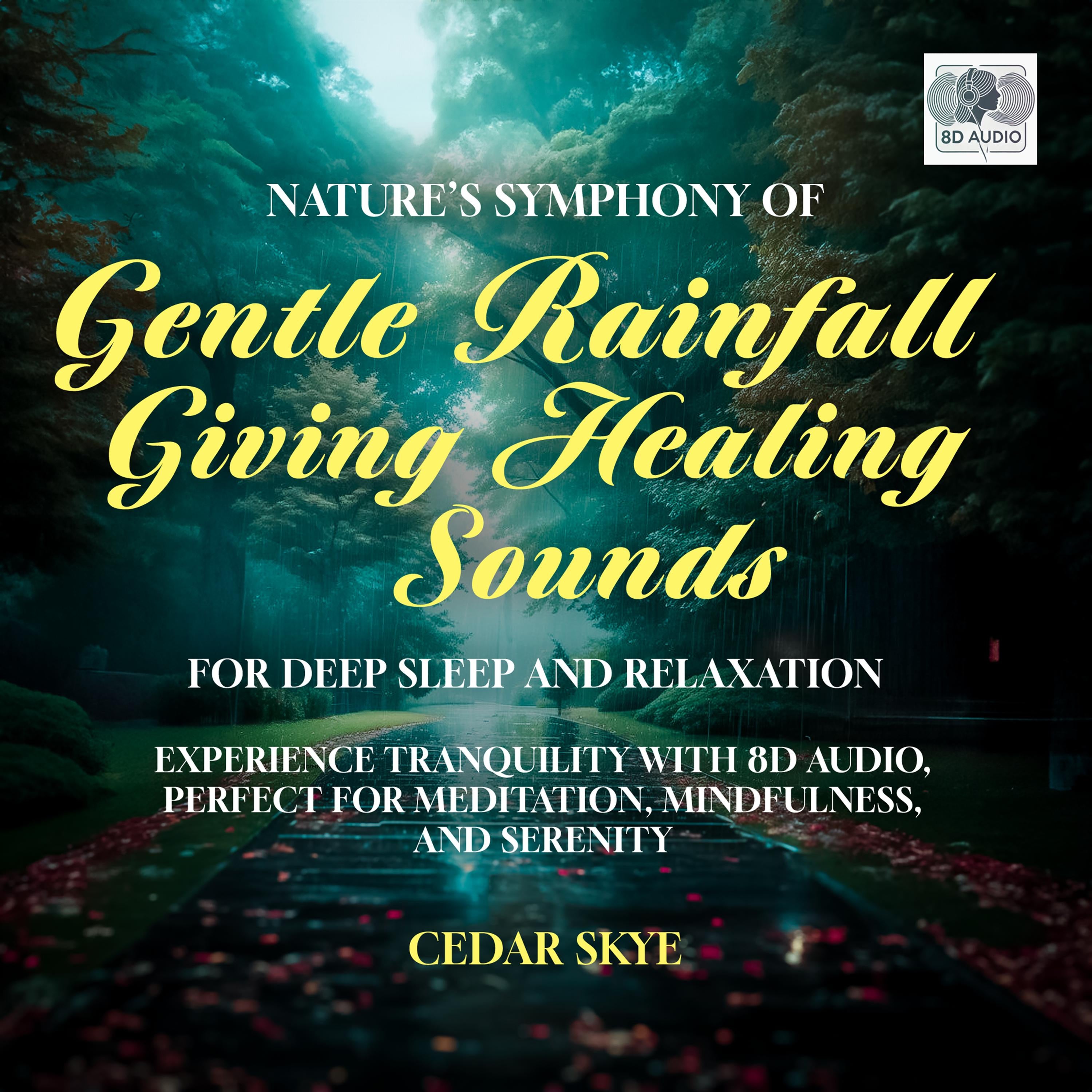 Nature's Symphony of Gentle Rainfall Giving Healing Sounds for Deep Sleep and Relaxation